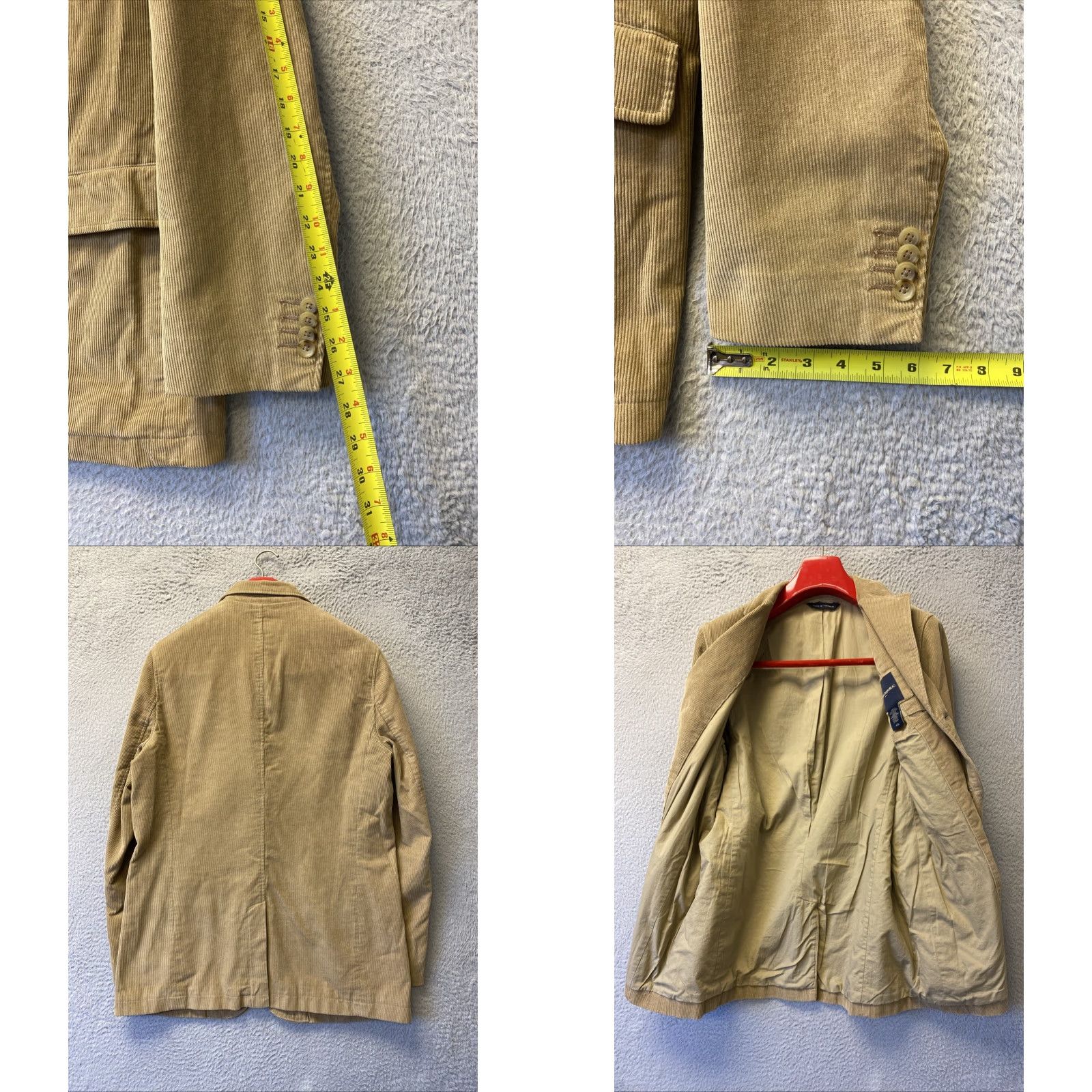 Banana Republic VINTAGE Banana Republic Blazer? Wait: Banana Republic corduroy men’s 46R tan 3-button sport coat jacket Size 46R - 8 Thumbnail