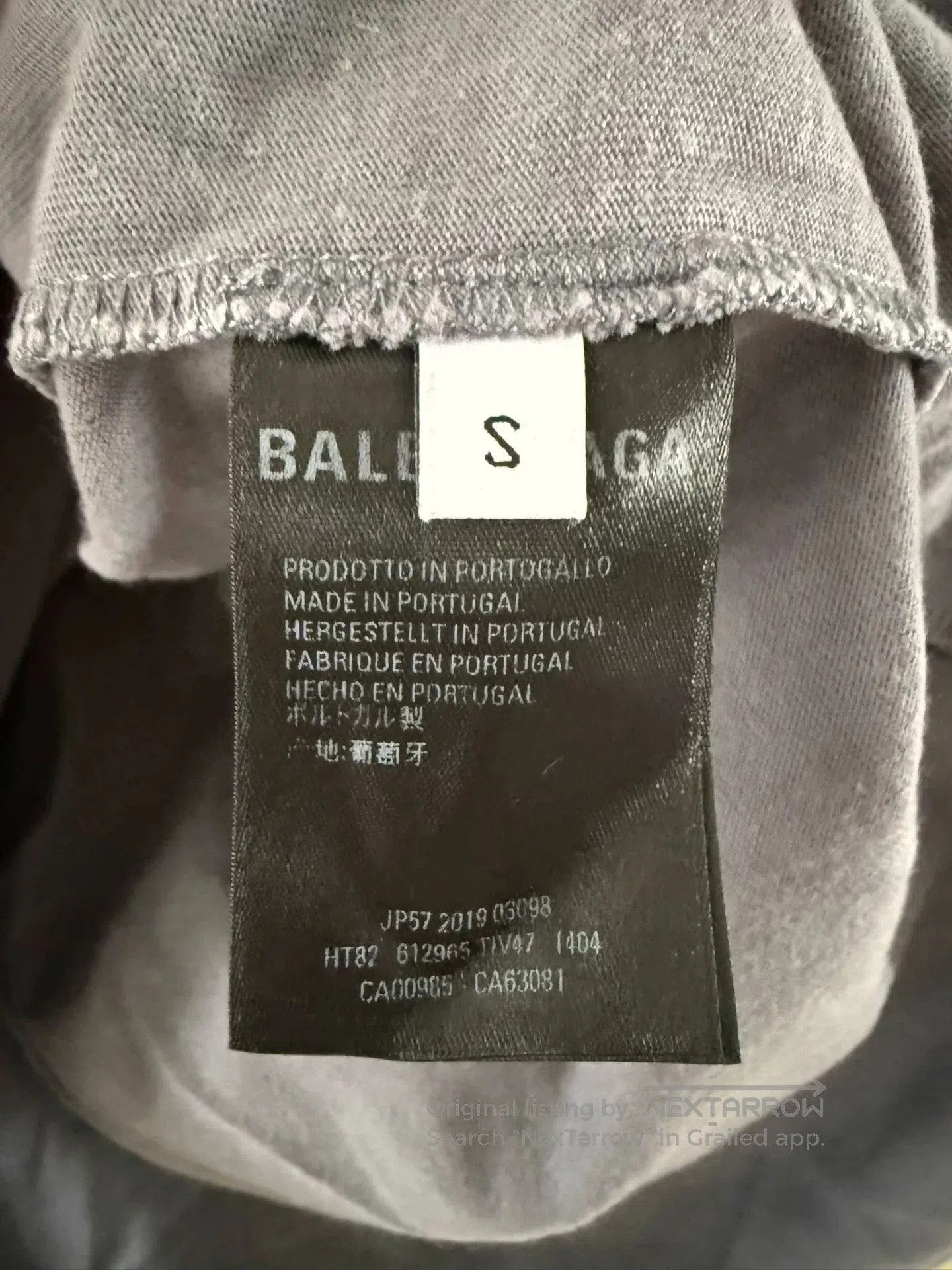 Balenciaga Balenciaga Short Sleeve Tee Size S. Size US S / EU 44-46 / 1 - 3 Thumbnail