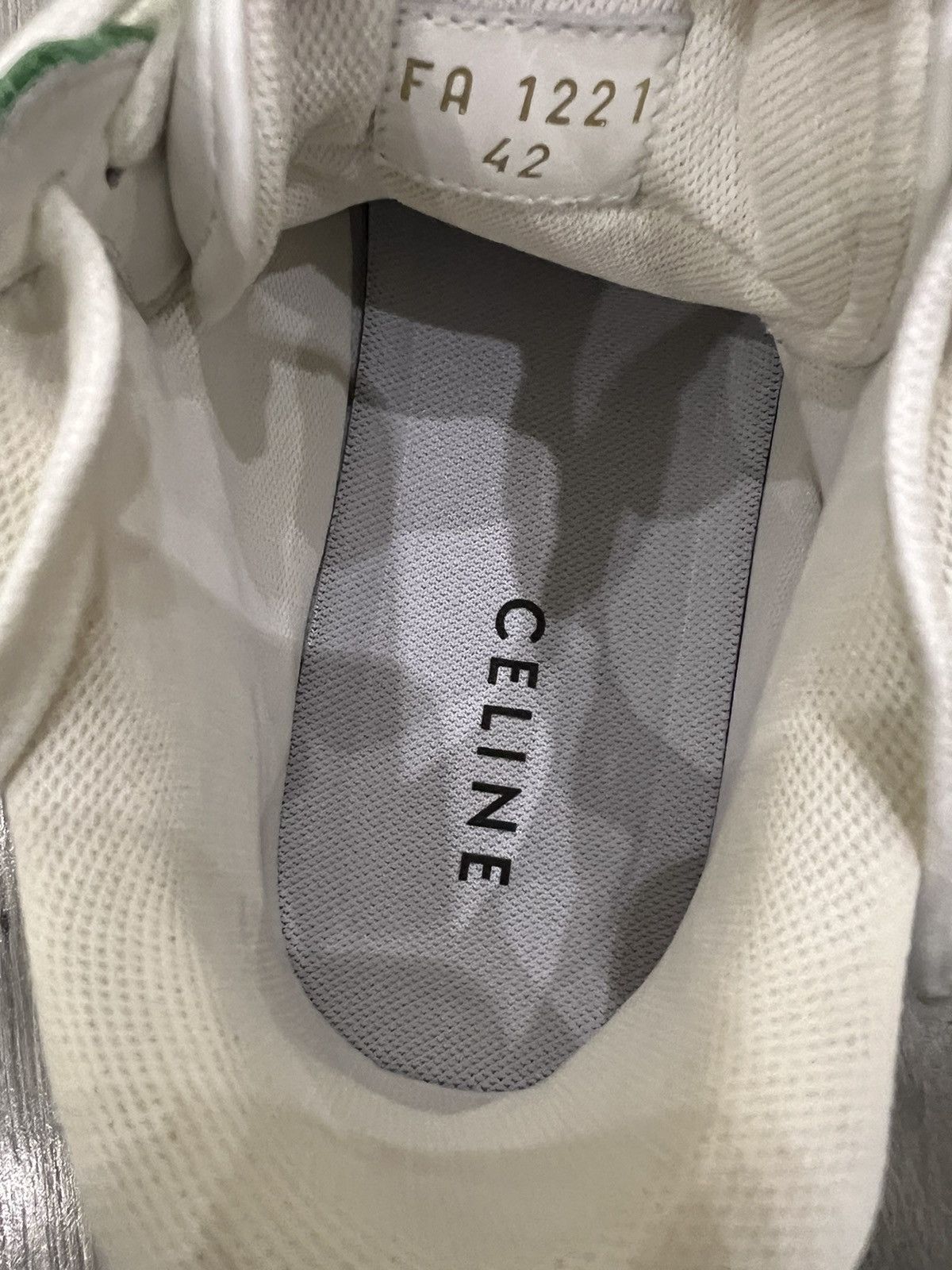Celine Celine CT-02 MID SNEAKER WHITE/GREEN Size US 9 / EU 42 - 9 Thumbnail