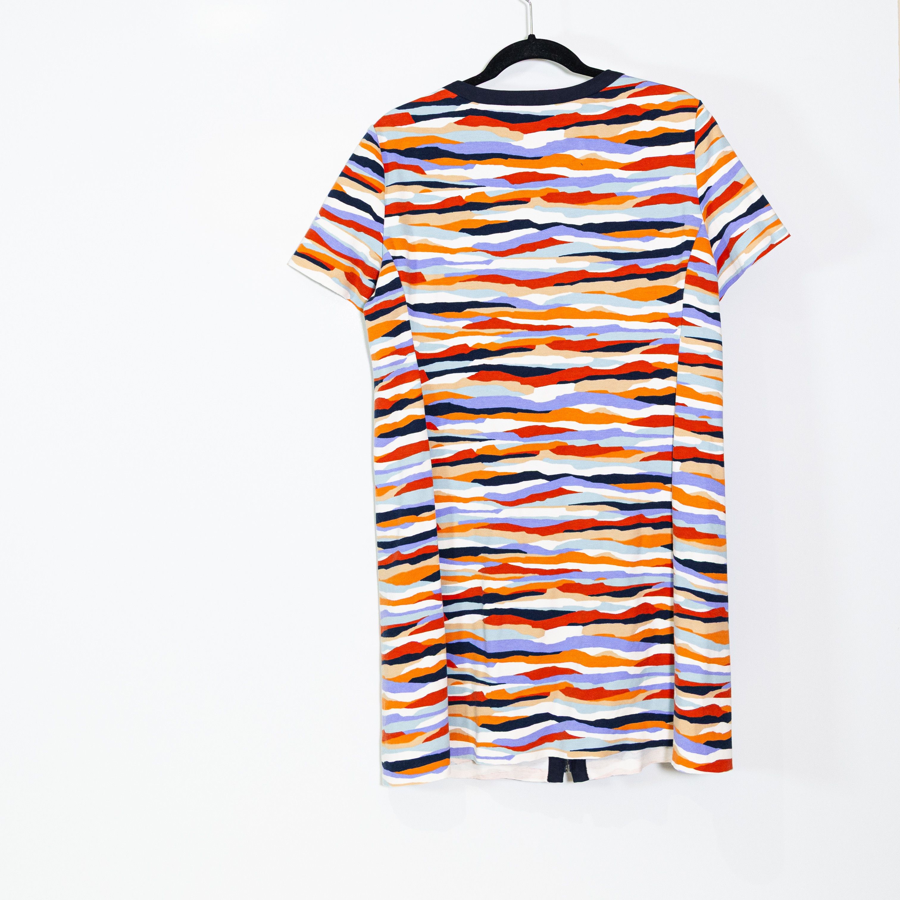 Tory Burch Tory Burch Vienna Cotton Stretch Abstract Size XL / US 12-14 / IT 48-50 - 4 Thumbnail