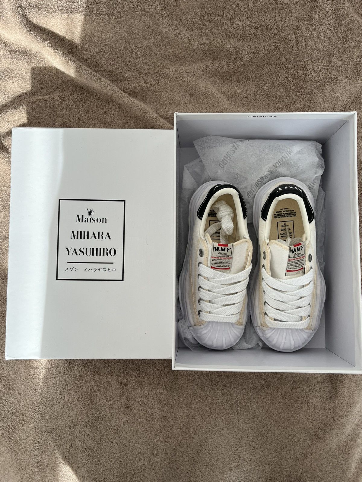Maison MIHARA YASUHIRO Maison Mihara Yasuhiro OG Sole Canvas Low| New | 38 EU 24 cm Size US 7 / IT 37 - 1 Thumbnail