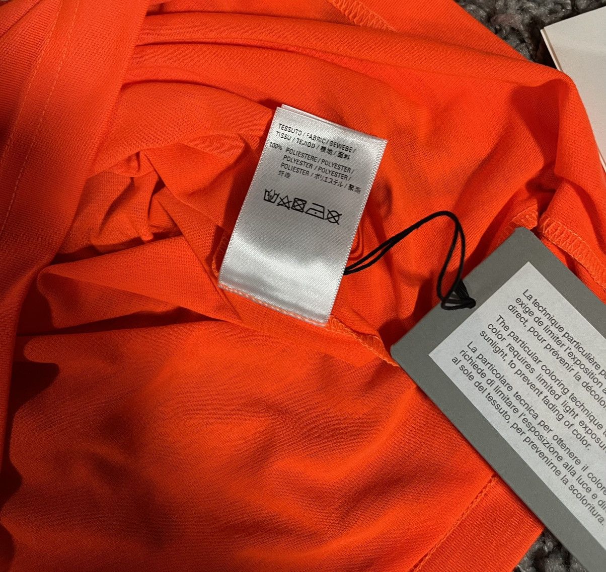 Balenciaga Balenciaga Political Campaign Logo Small Fit T-shirt Orange Size S / US 4 / IT 40 - 11 Thumbnail