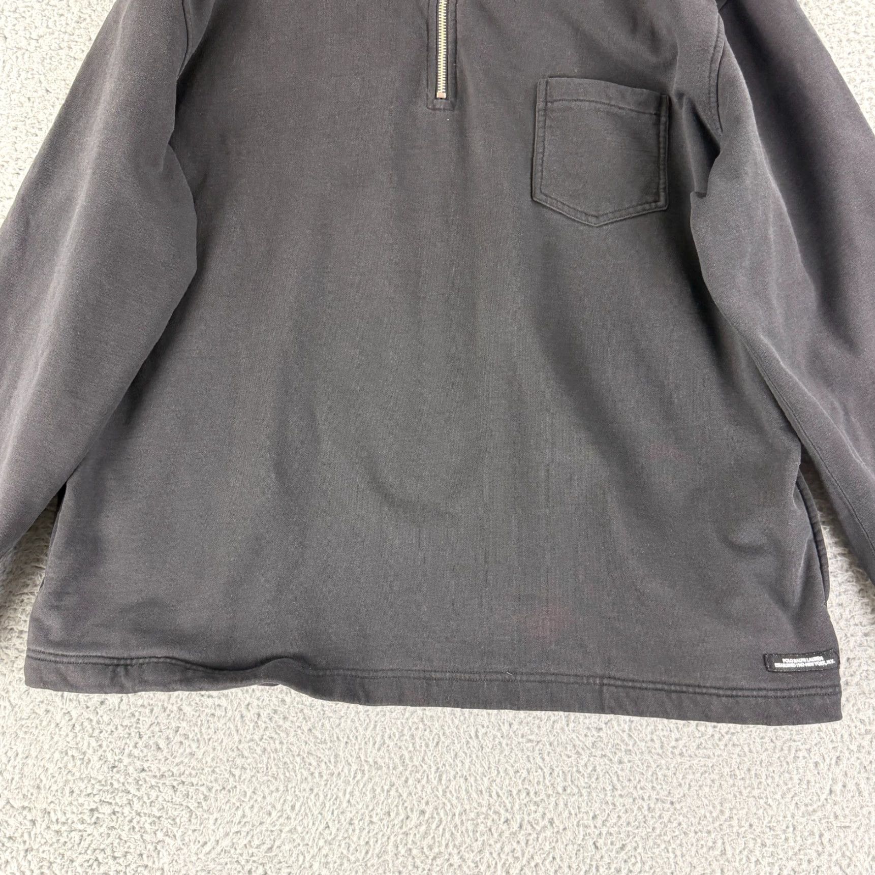 Polo Ralph Lauren Polo Ralph Lauren Sweater Mens XL Black Long Sleeve 1/4 Zip VTG 100% Cotton Size US XL / EU 56 / 4 - 5 Thumbnail