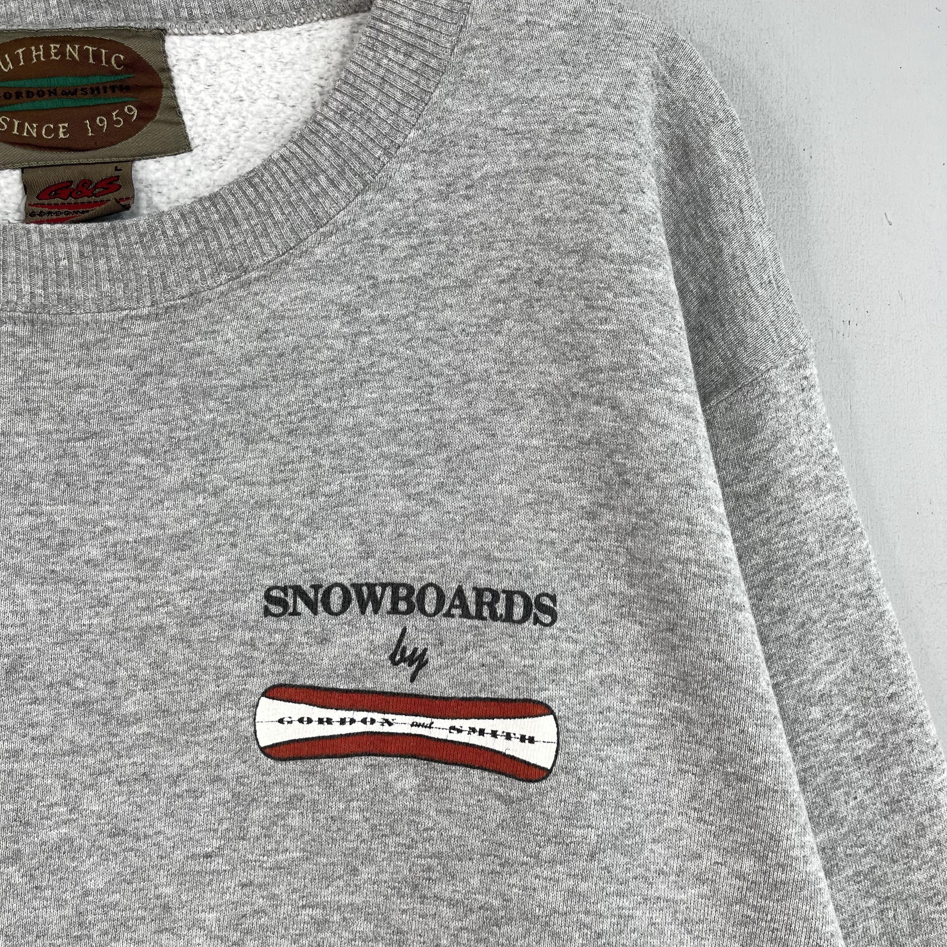Japanese Brand × Vintage Vintage GORDON & SMITH Back Hit Spellout Printed Sweatshirt Size US M / EU 48-50 / 2 - 6 Thumbnail