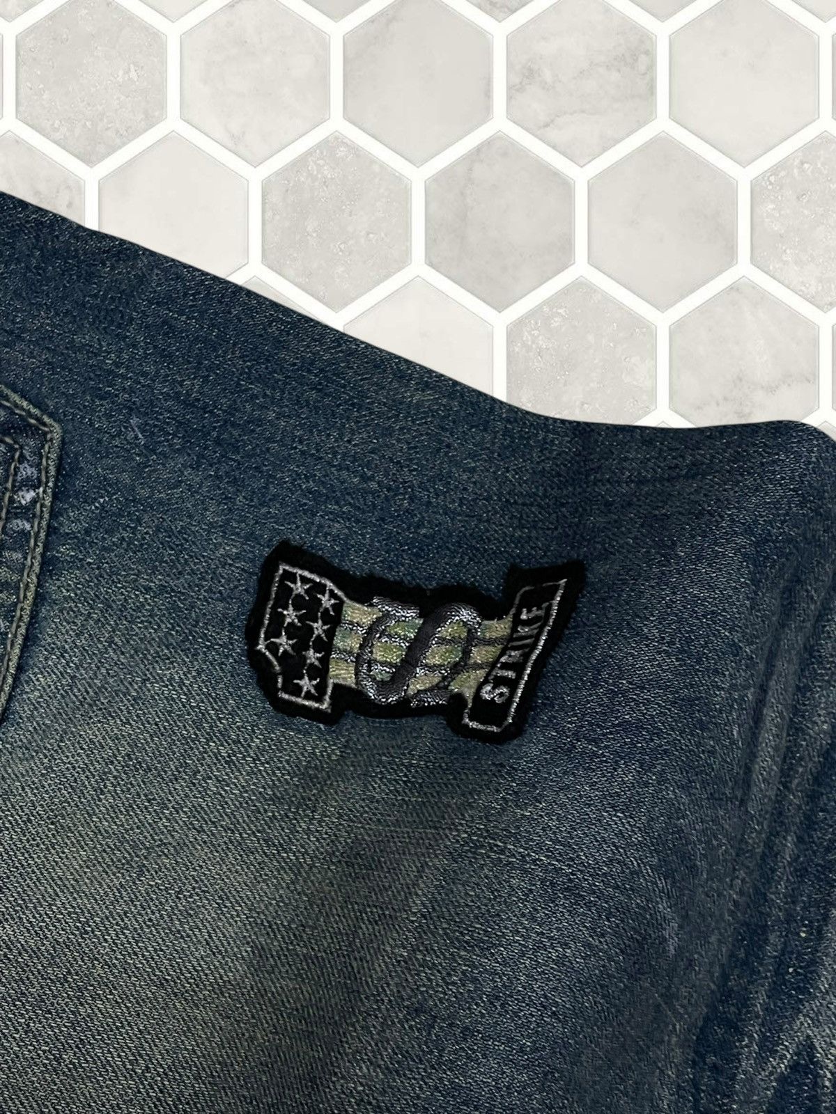 Hysteric Glamour Vintage Authentic Designer Bullet Noise Patchwork Denim Size US 30 / EU 46 - 19 Thumbnail
