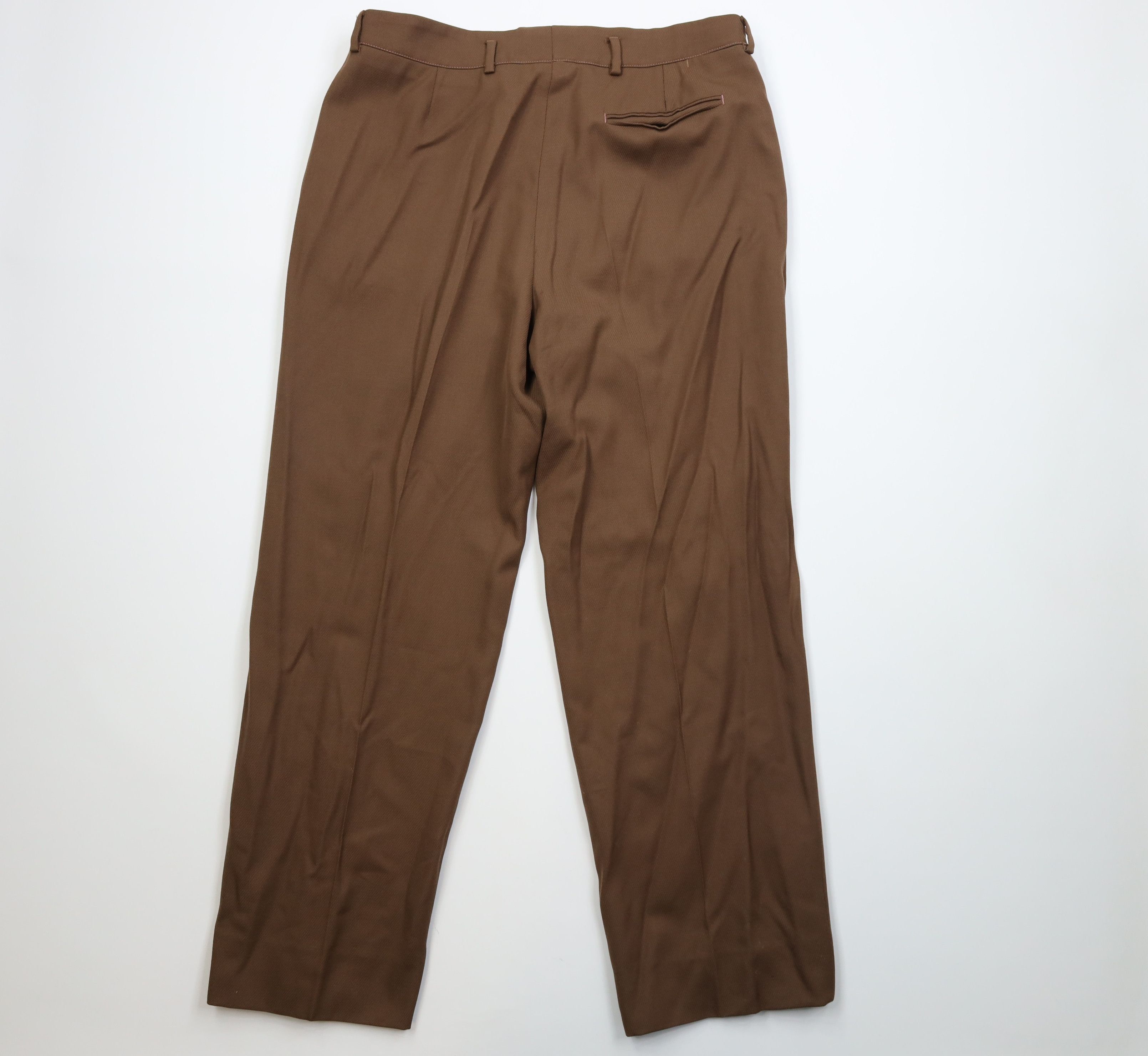 Paul Smith Vintage 90s Paul Smith Bergdorf Goodman Wool Wide Leg Pants Size US 36 / EU 52 - 11 Thumbnail