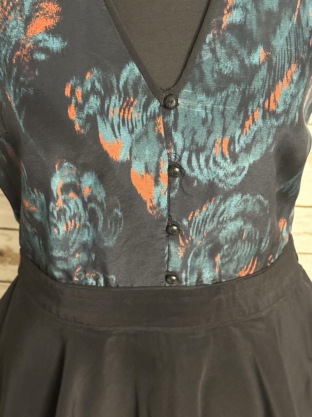 Marques'Almeida Marchesa Voyage black silk peplum midi sheath dress Size 2 Size XS / US 0-2 / IT 36-38 - 3 Thumbnail