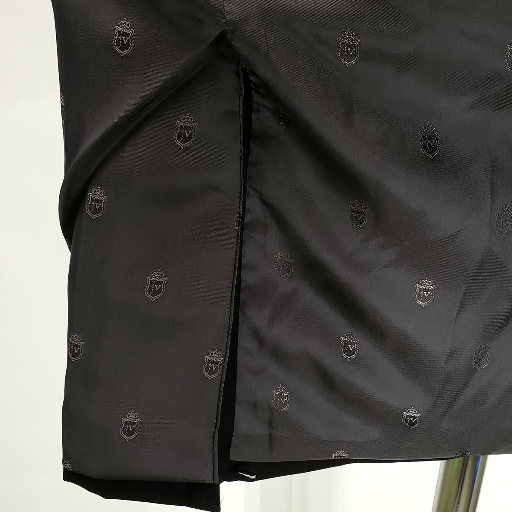 John Varvatos JOHN VARVATOS USA Blazer Wool Black Bedford Single-Breasted Size 40R Mens Jacket Coat Blazer Pants? Size 40R - 5 Thumbnail