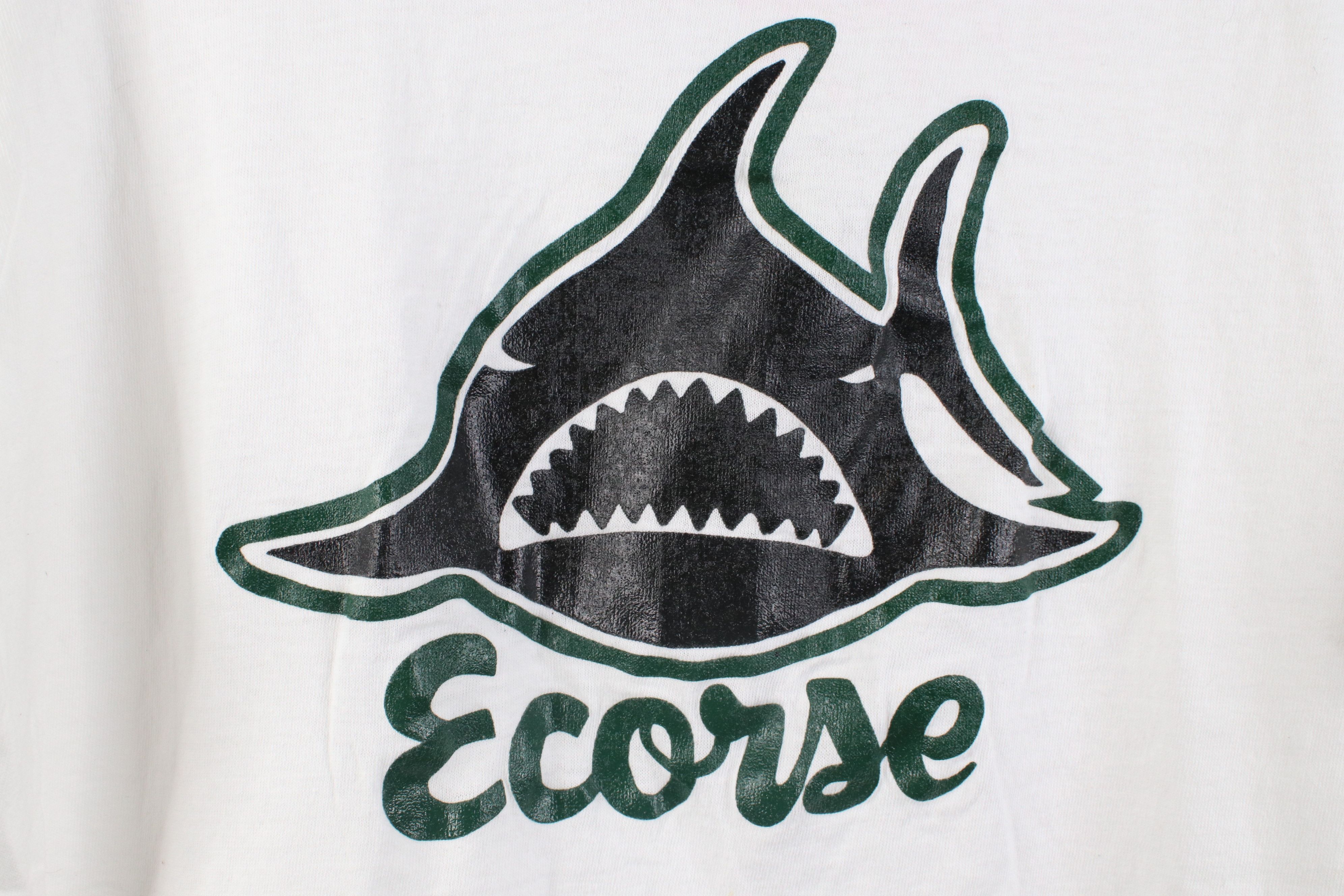 Russell Athletic Vintage 90s Russell Athletic Sharks Ecorse Michigan T-Shirt Size XL / US 12-14 / IT 48-50 - 4 Thumbnail