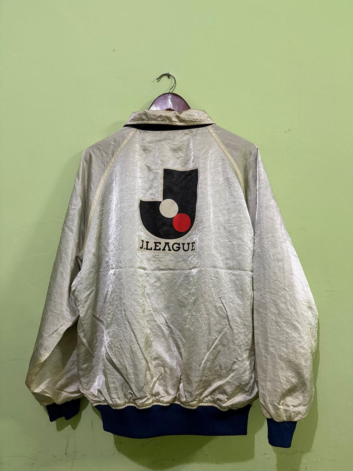 Japanese Brand × Vintage Vintage J.League Windbreaker Jacket Reversible Design Size US L / EU 52-54 / 3 - 6 Thumbnail