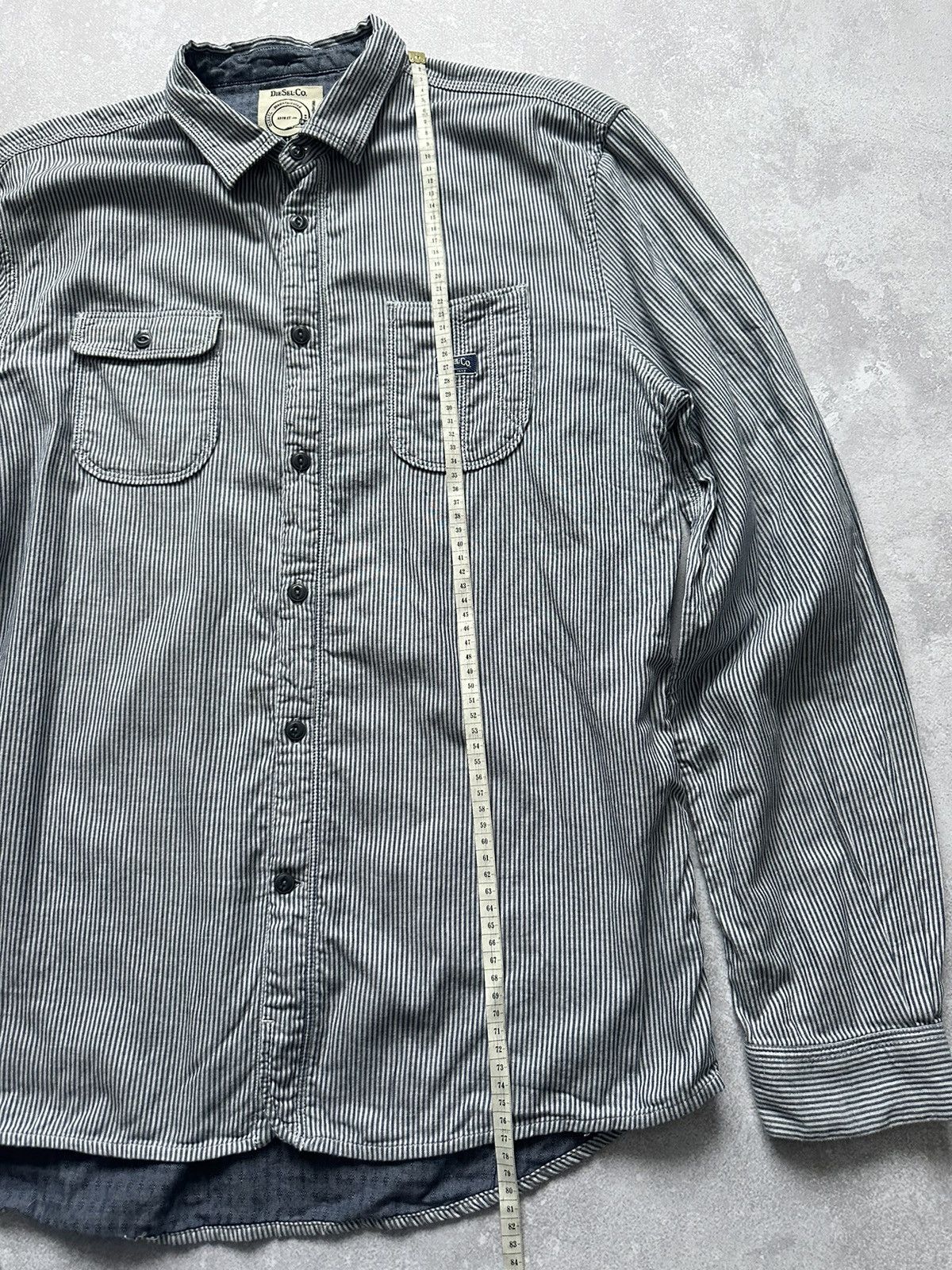 Diesel × Vintage Shirts long sleeve Diesel-Co slim fit size XXl Size US XXL / EU 58 / 5 - 5 Thumbnail