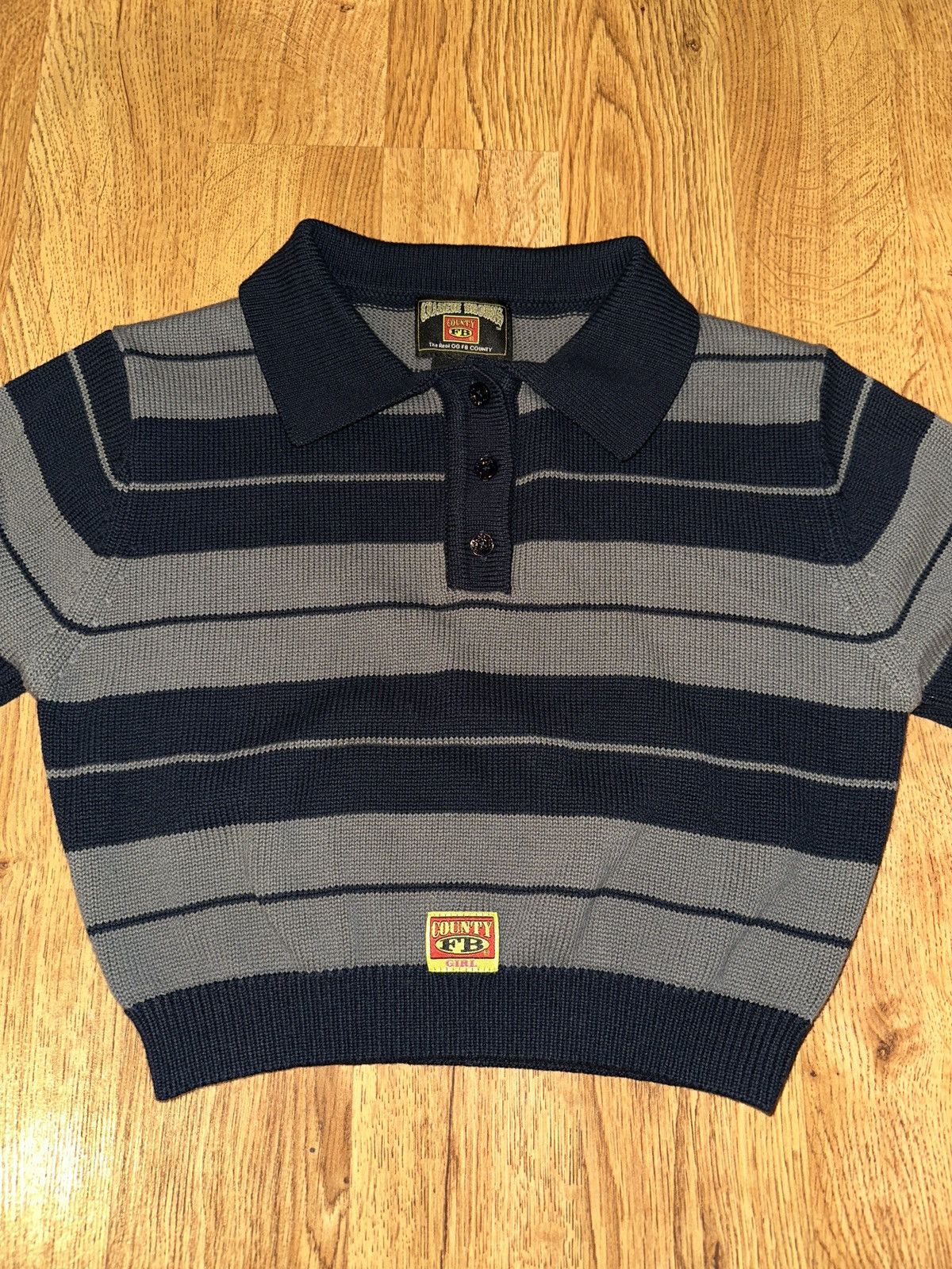 Other FB County Charlie Brown Crop Top WOMENS GIRLS Shirt Polo Size M / US 6-8 / IT 42-44 - 3 Thumbnail