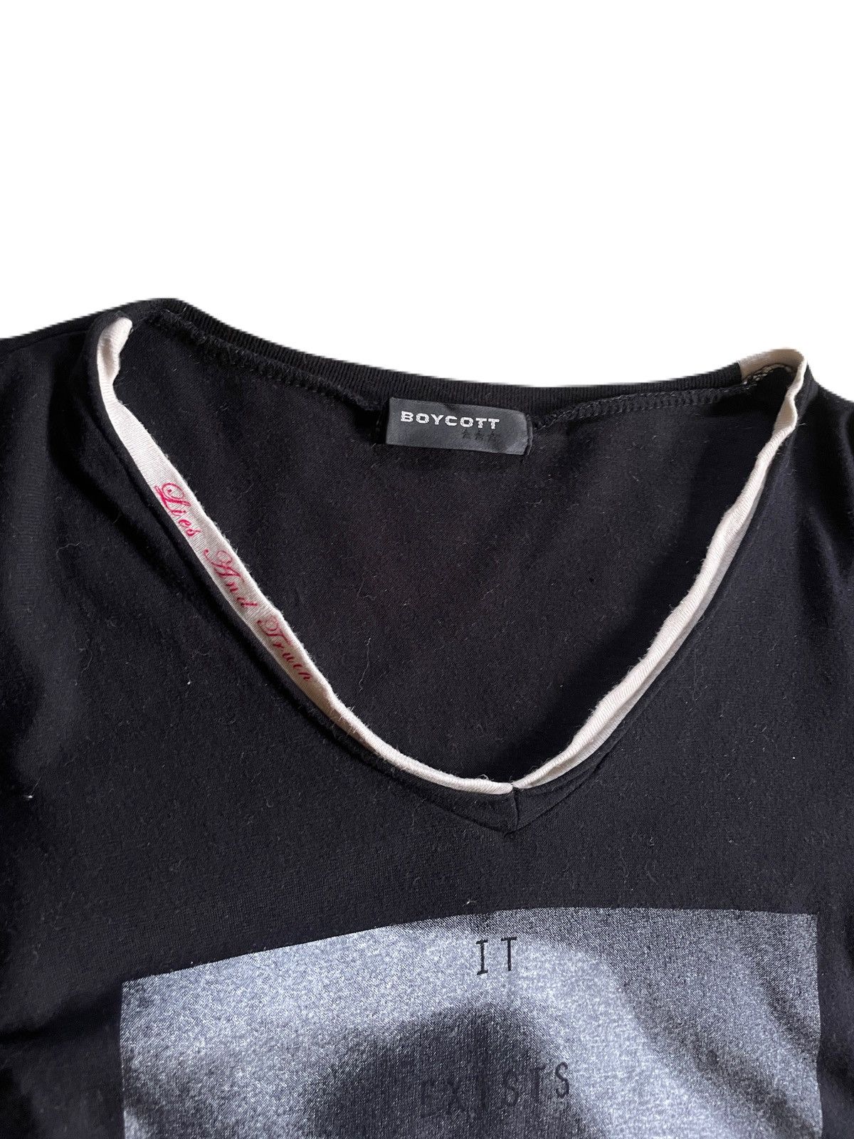 If Six Was Nine 2000s Japanese archive Vkei Layered Poem Long Sleeve Tee Y2K Size US S / EU 44-46 / 1 - 5 Thumbnail
