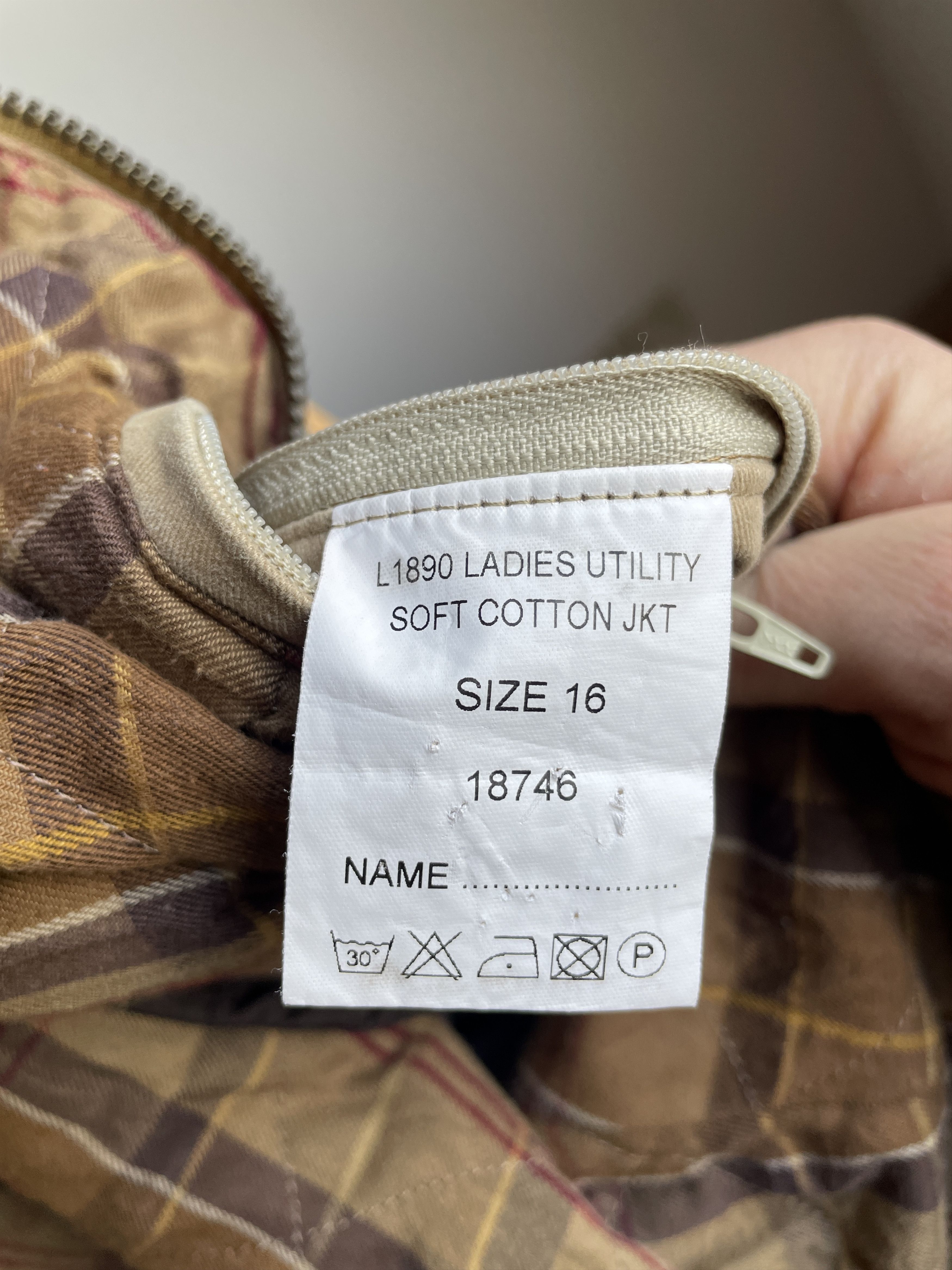 Barbour Barbour Womens Utility Soft Cotton Jacket Size XL / US 12-14 / IT 48-50 - 8 Thumbnail