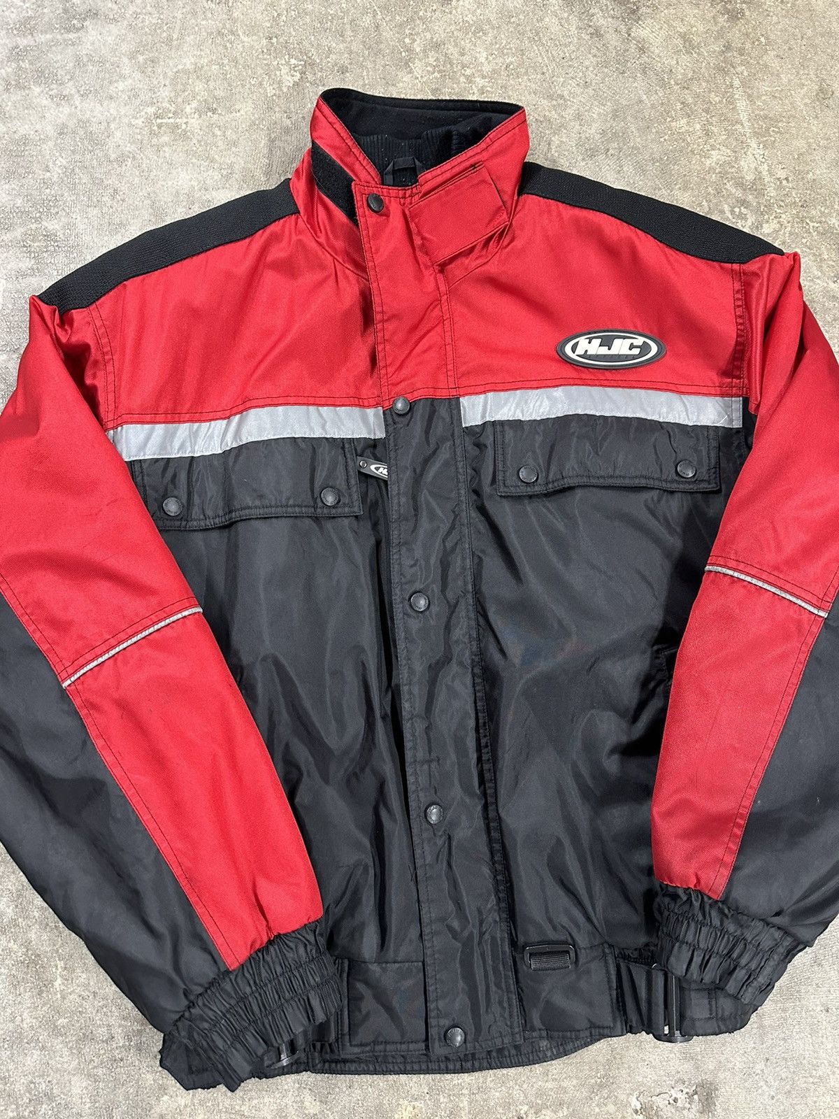 NASCAR Vintage 90s HJC Racing Motocross Jacket Size US M / EU 48-50 / 2 - 3 Thumbnail
