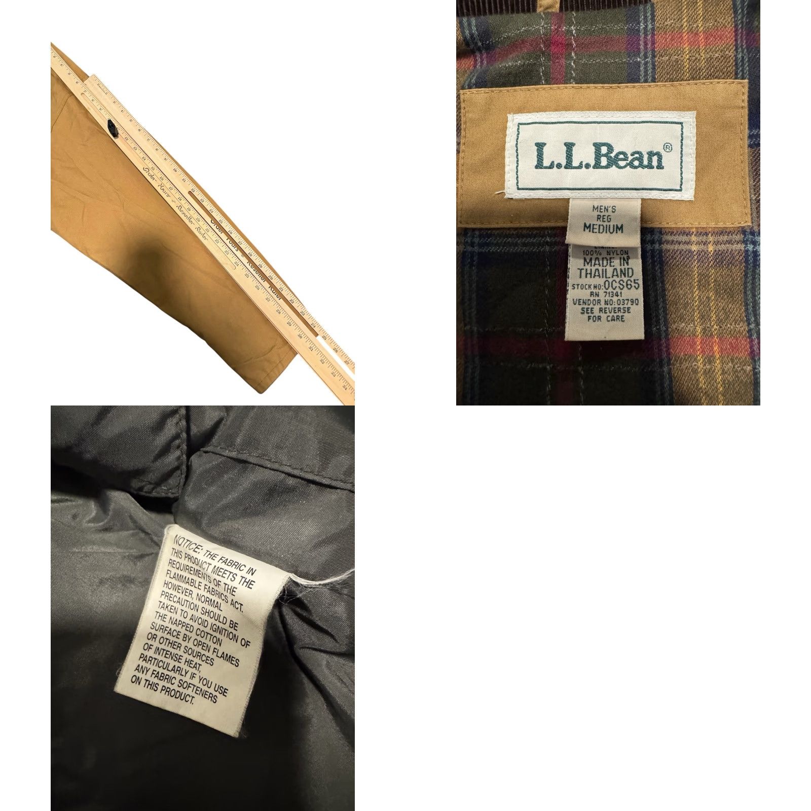 Vintage VINTAGE LL Bean Chore Barn Coat Mens M Tan Brown Cotton Canvas Lined Corduroy Collar Y2K Overcoat Size US M / EU 48-50 / 2 - 11 Thumbnail