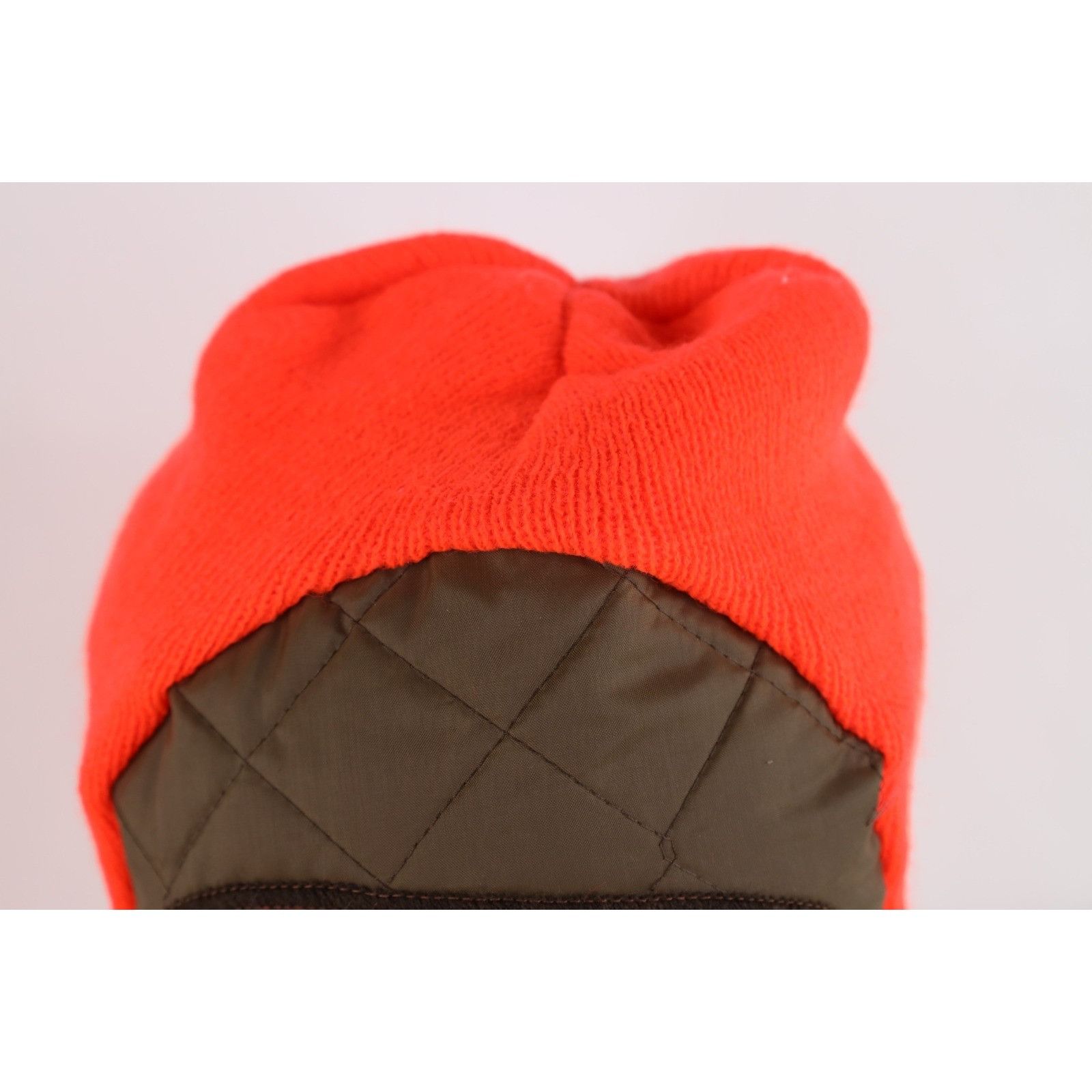 Refrigiwear Vintage 70s Refrigiwear Quilted Ribbed Knit One Hole Beanie Size ONE SIZE - 3 Thumbnail