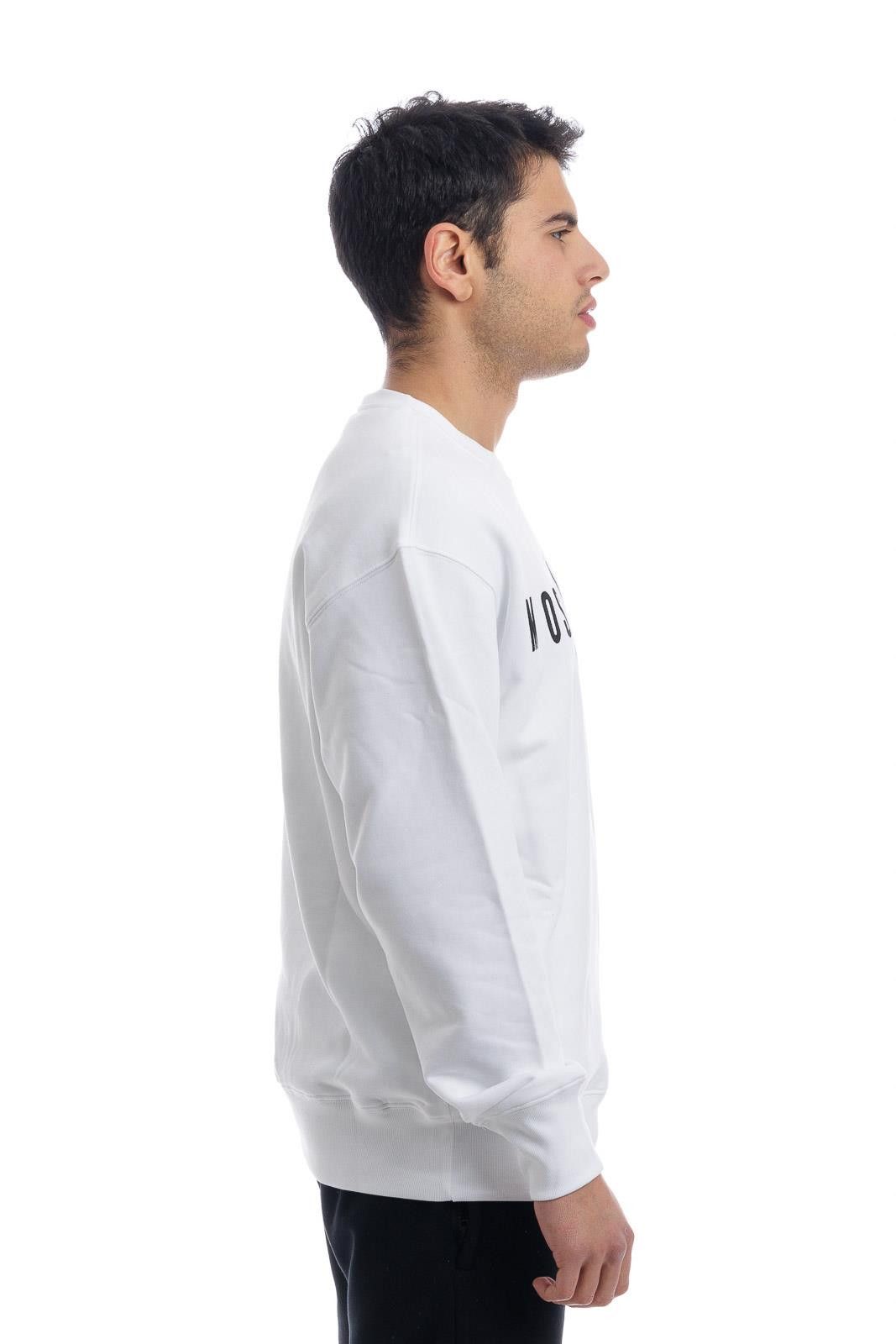 Moschino o1y0225 Logo Crewneck Sweatshirt in White Size US S / EU 44-46 / 1 - 2 Thumbnail