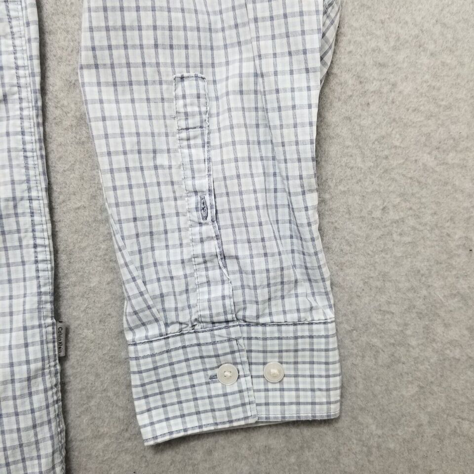 Calvin Klein Calvin Klein Shirt Mens Medium Plaid Button Up Long Sleeve Size US M / EU 48-50 / 2 - 4 Thumbnail