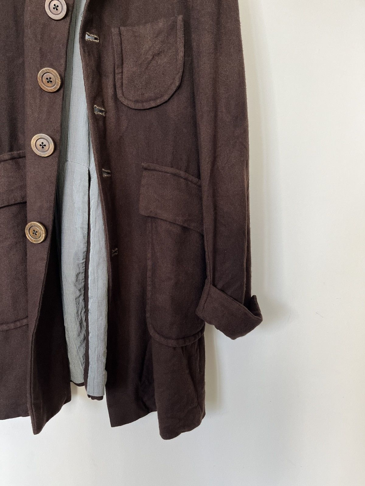 Geoffrey B. Small G.B.S 1/1 coat with large wooden buttons Size US M / EU 48-50 / 2 - 3 Thumbnail