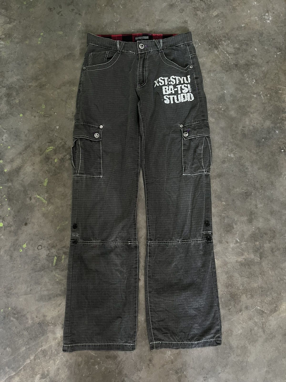 Japanese Brand BA-TSU Studio Cargo Pants Size US 29 - 13 Thumbnail