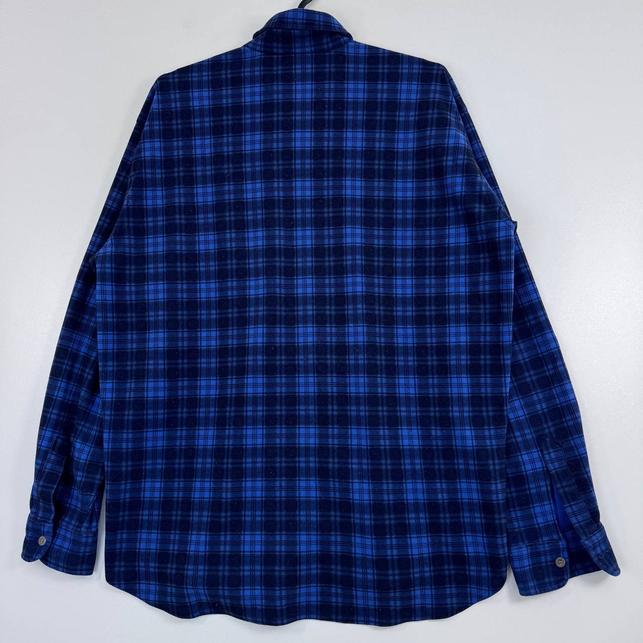 SALEWA Salewa Polarlite Blue Check Flannel Shirt Outdoor Hiking L Size US M / EU 48-50 / 2 - 7 Thumbnail