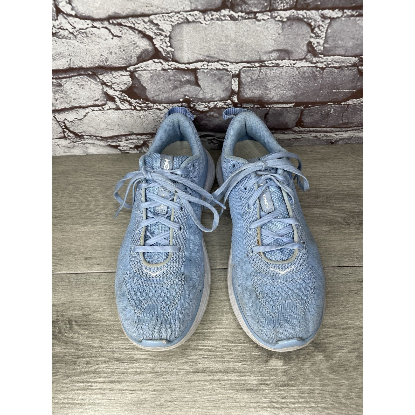 Hoka Hoka One One Hupana Flow Blue Fabric Running Shoes Sneakers Size US 8 / IT 38 - 12 Thumbnail