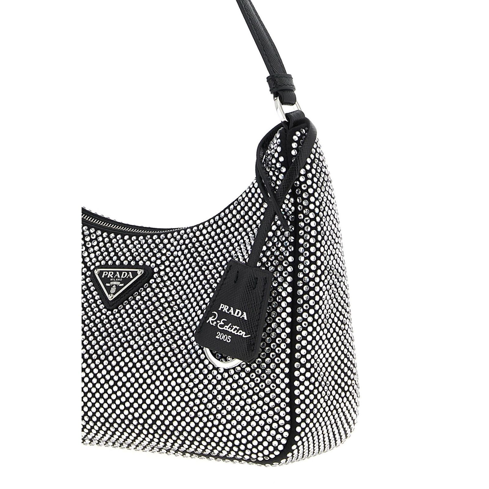 Prada PRADA Re-Edition 2005 Satin Crystal Mini Handbag New/Authen Size ONE SIZE - 3 Thumbnail