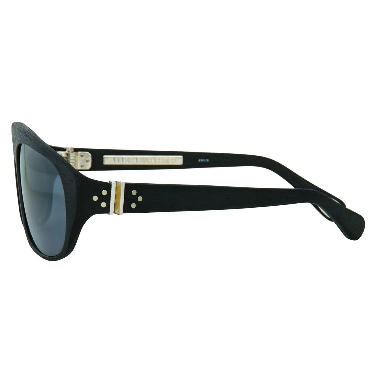 Ann Demeulemeester Ann Demeulemeester Sunglasses Flat Top Black and Grey Mirror Size ONE SIZE - 3 Thumbnail