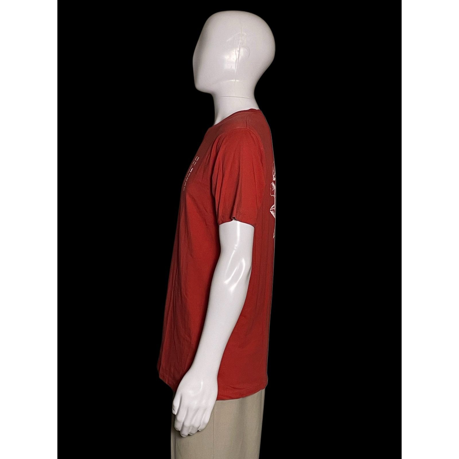 Marcelo Burlon Marcelo Burlon County of Milan Skull & Rose Red Graphic Tee Size US S / EU 44-46 / 1 - 5 Thumbnail