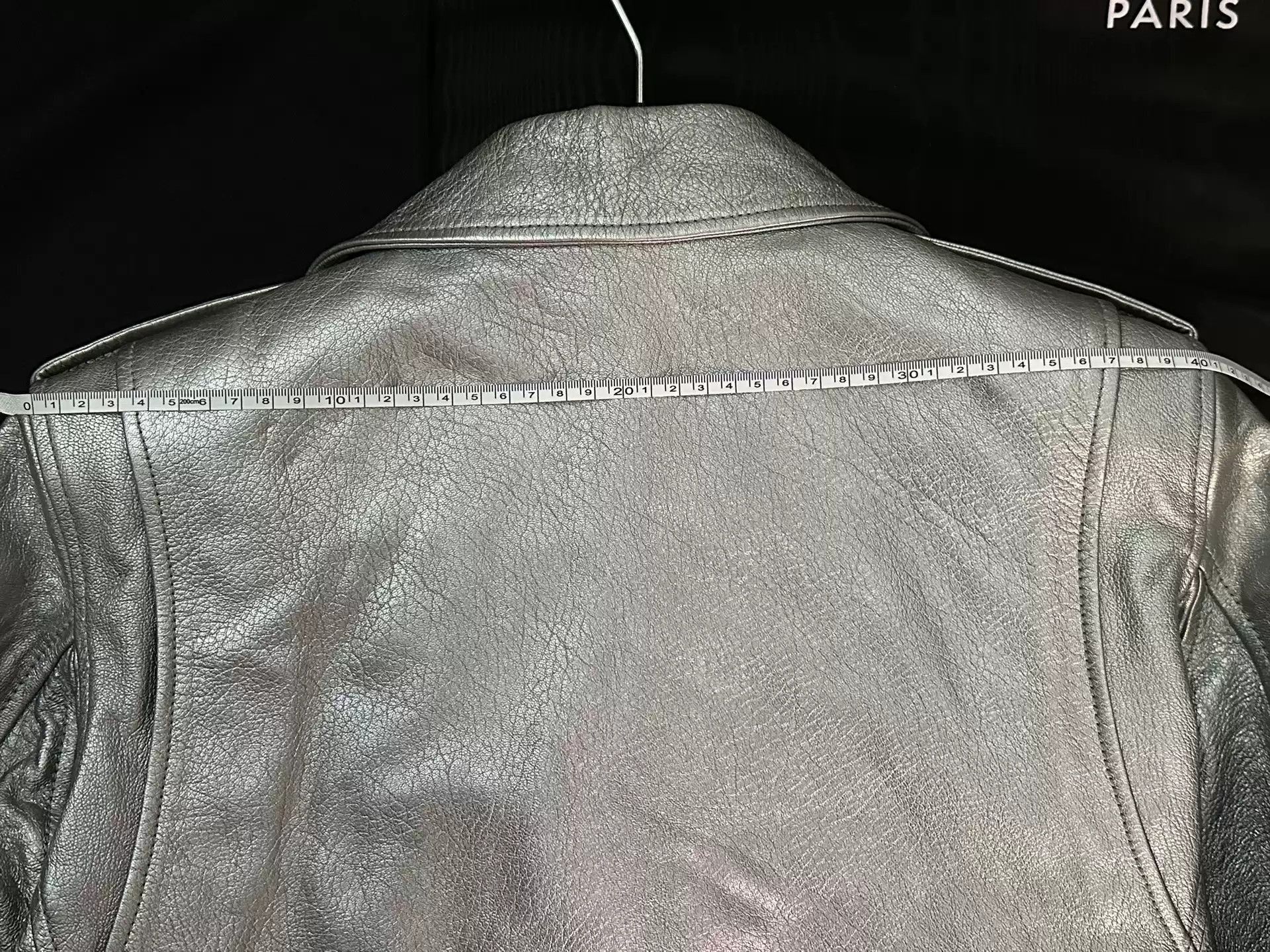 Saint Laurent Paris Saint Laurent Silver L17 Leather Jacket Size 38-2505 Size S / US 4 / IT 40 - 6 Thumbnail