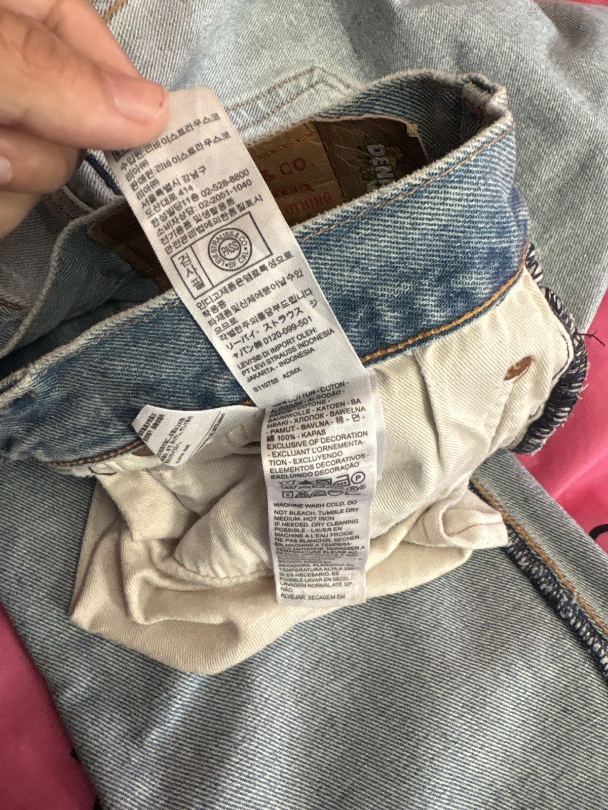 DENIM TEARS denim tear jeans Size US 33 - 3 Thumbnail