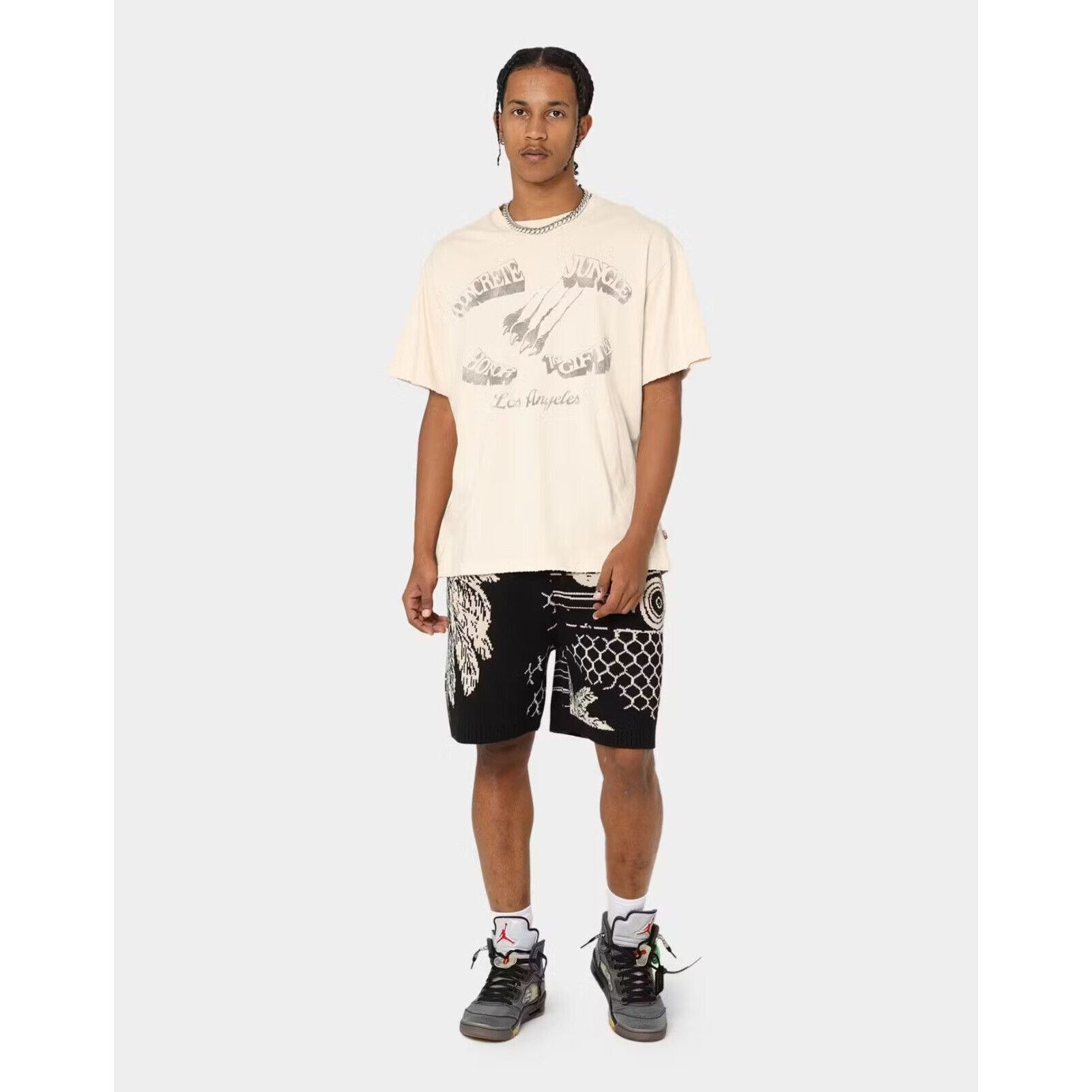 Honor the Gift Honor The Gift Men's Jungle Heavyweight Knit Shorts Size US 36 / EU 52 - 7 Thumbnail