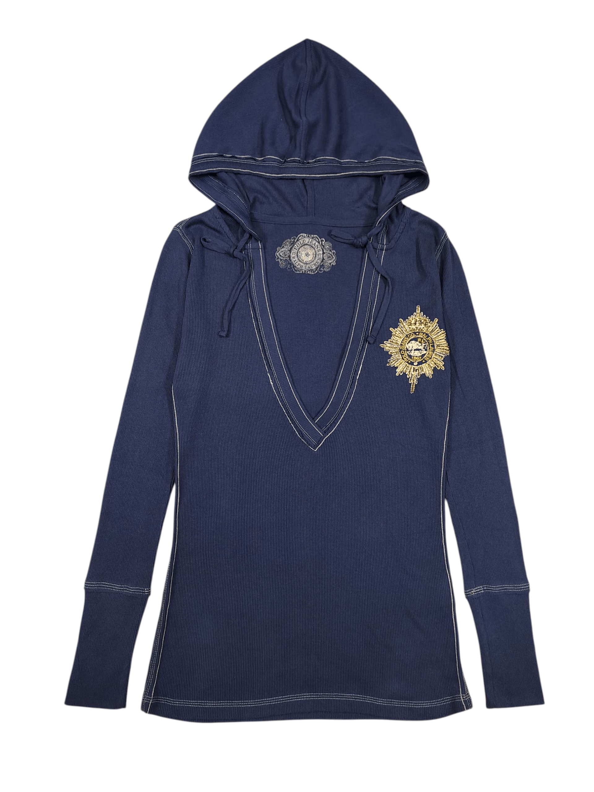 Polo Ralph Lauren 🔥Polo Jeans Ralph Lauren Embroidered Hoodie Size M / US 6-8 / IT 42-44 - 1 Thumbnail