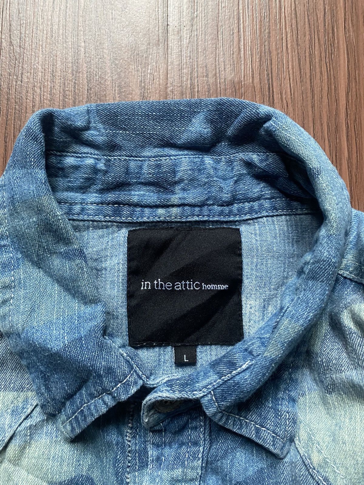 In The Attic In the attic homme button up denim shirt Size US L / EU 52-54 / 3 - 5 Thumbnail
