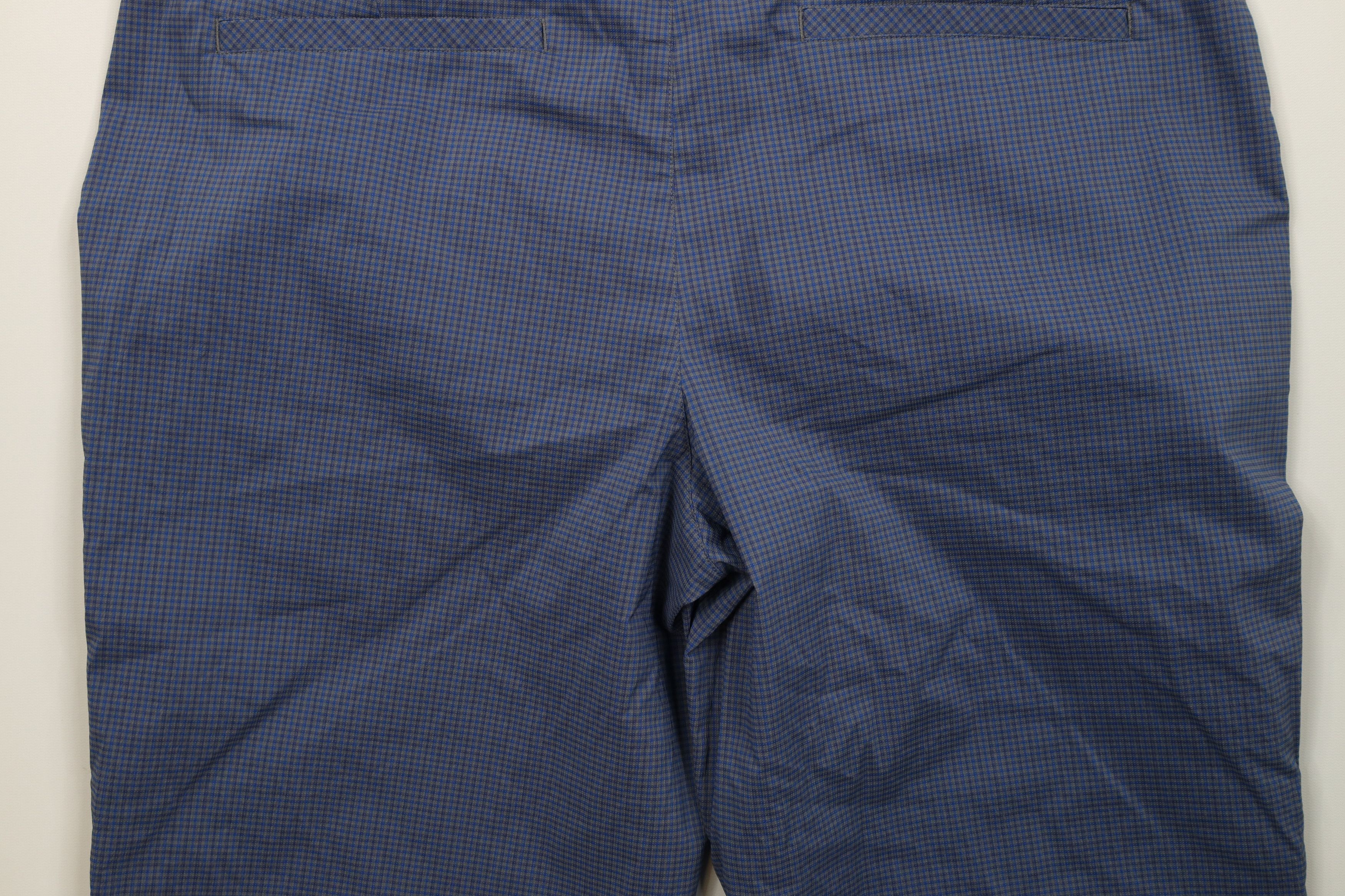 Puma Puma Golf Front Tech Golfing Chino Shorts Blue Plaid Check Size US 38 / EU 54 - 11 Thumbnail