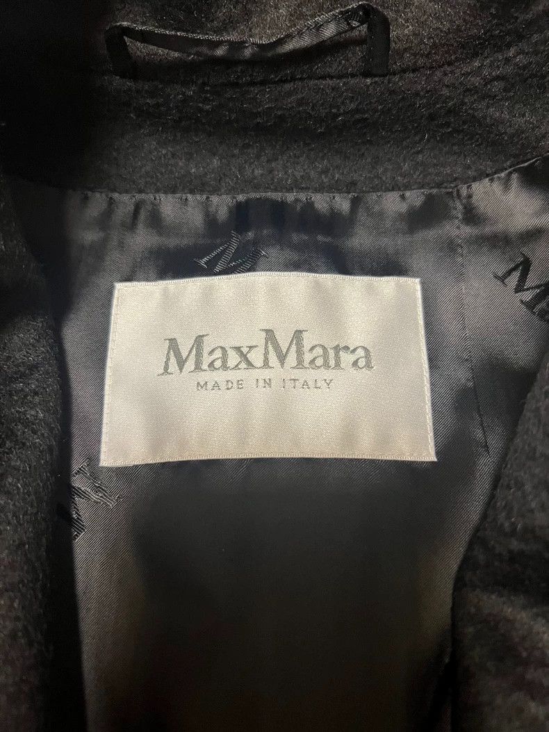 Max Mara Max Mara Rialto Black Hooded Coat Classic Size M / US 6-8 / IT 42-44 - 3 Thumbnail