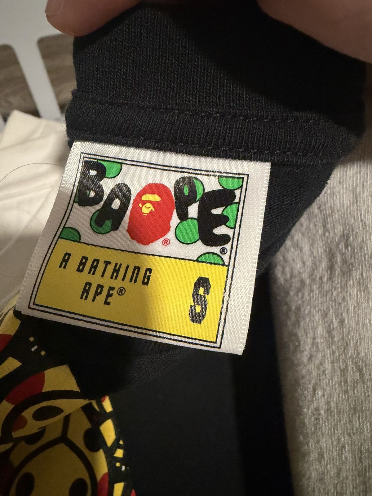 Bape × Pokemon BAPE x Pokémon Baby Milo Ape Head Tee Black Size S Size US S / EU 44-46 / 1 - 3 Thumbnail