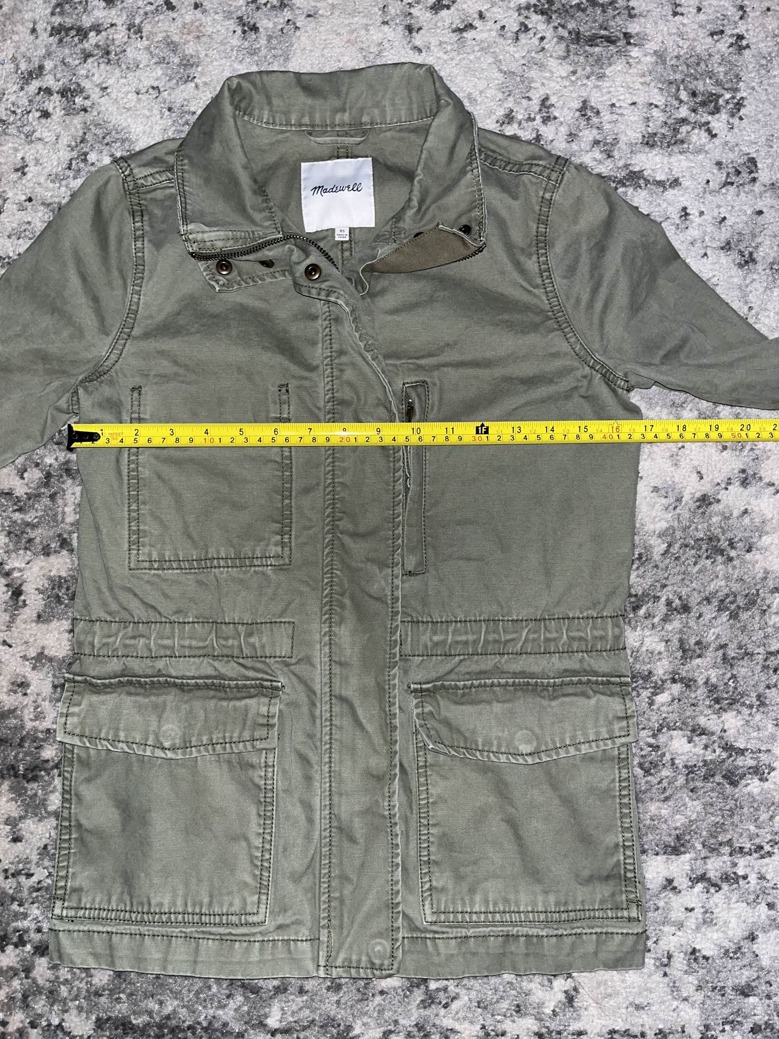 Madewell Madewell Womens Green military style jacket Size XS / US 0-2 / IT 36-38 - 7 Thumbnail