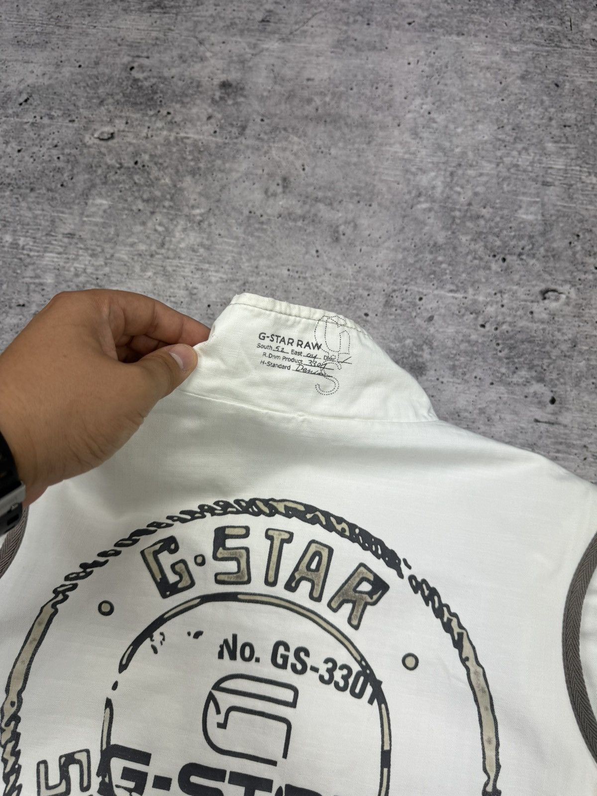G-Star × Vintage Vintage G-Star Raw Big Back Logo 90s Y2K Style Bomber Jacket Size US M / EU 48-50 / 2 - 22 Thumbnail
