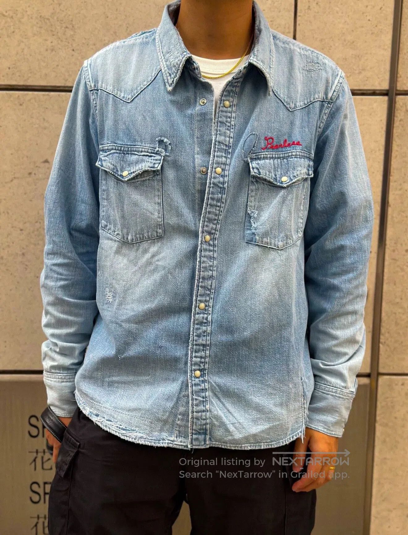 Visvim VISVIM Social Sculpture Shirt Crash. Size US L / EU 52-54 / 3 - 4 Thumbnail