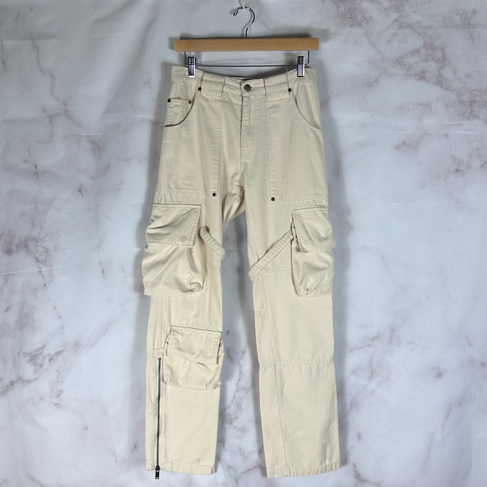 Cream Mr Poopy Pants Cargos