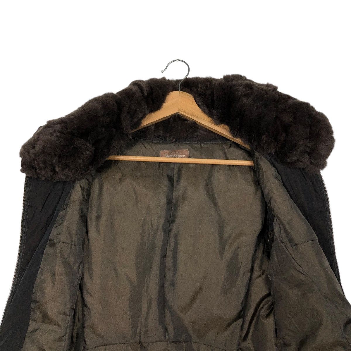 Japanese Brand 🔥VINTAGE BIKER VEST VENT DE MER MINK FUR COLLAR Size US M / EU 48-50 / 2 - 17 Thumbnail