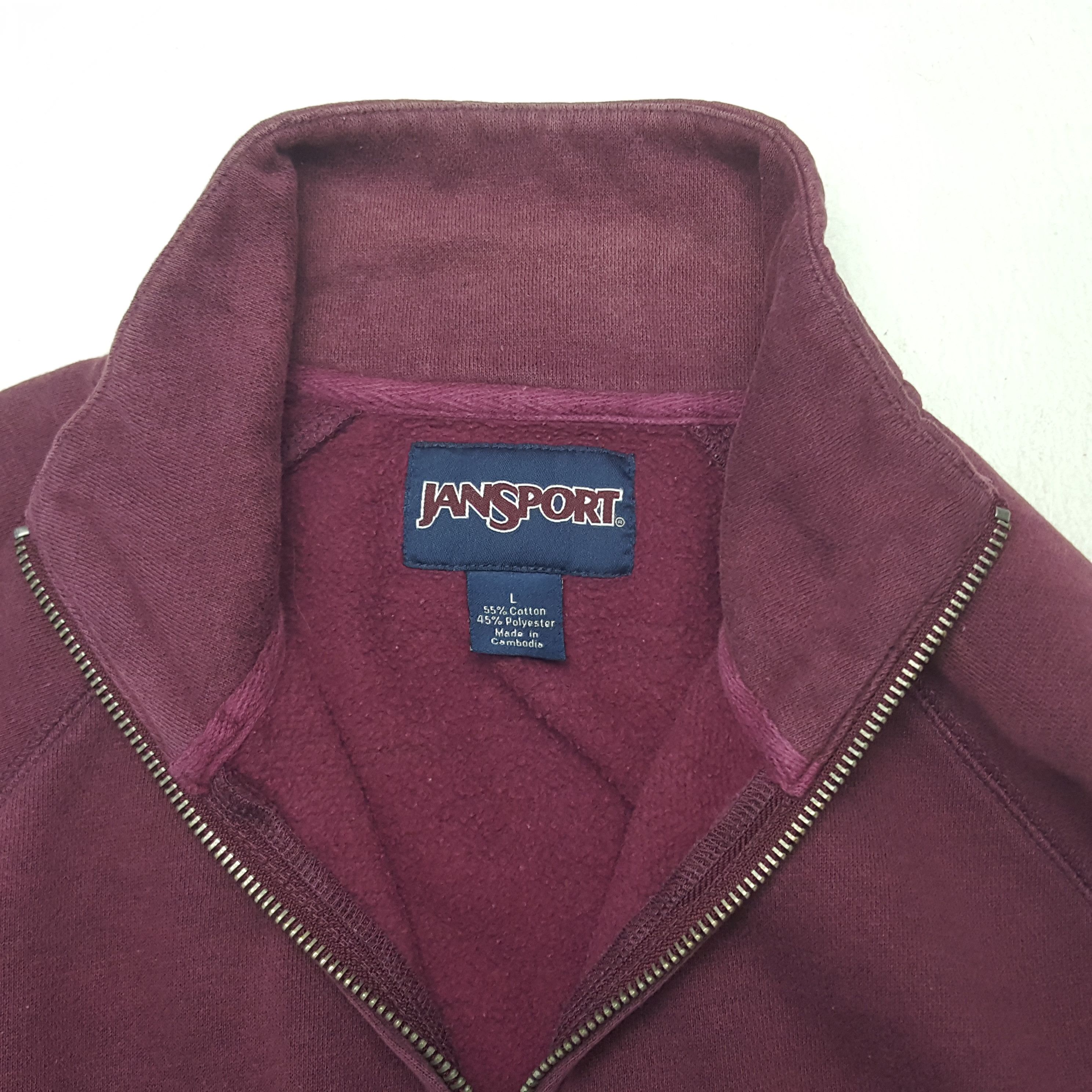 Jansport × Vintage Vintage University of Puget Sound Half Zipper Sweatshirt Size US S / EU 44-46 / 1 - 5 Thumbnail
