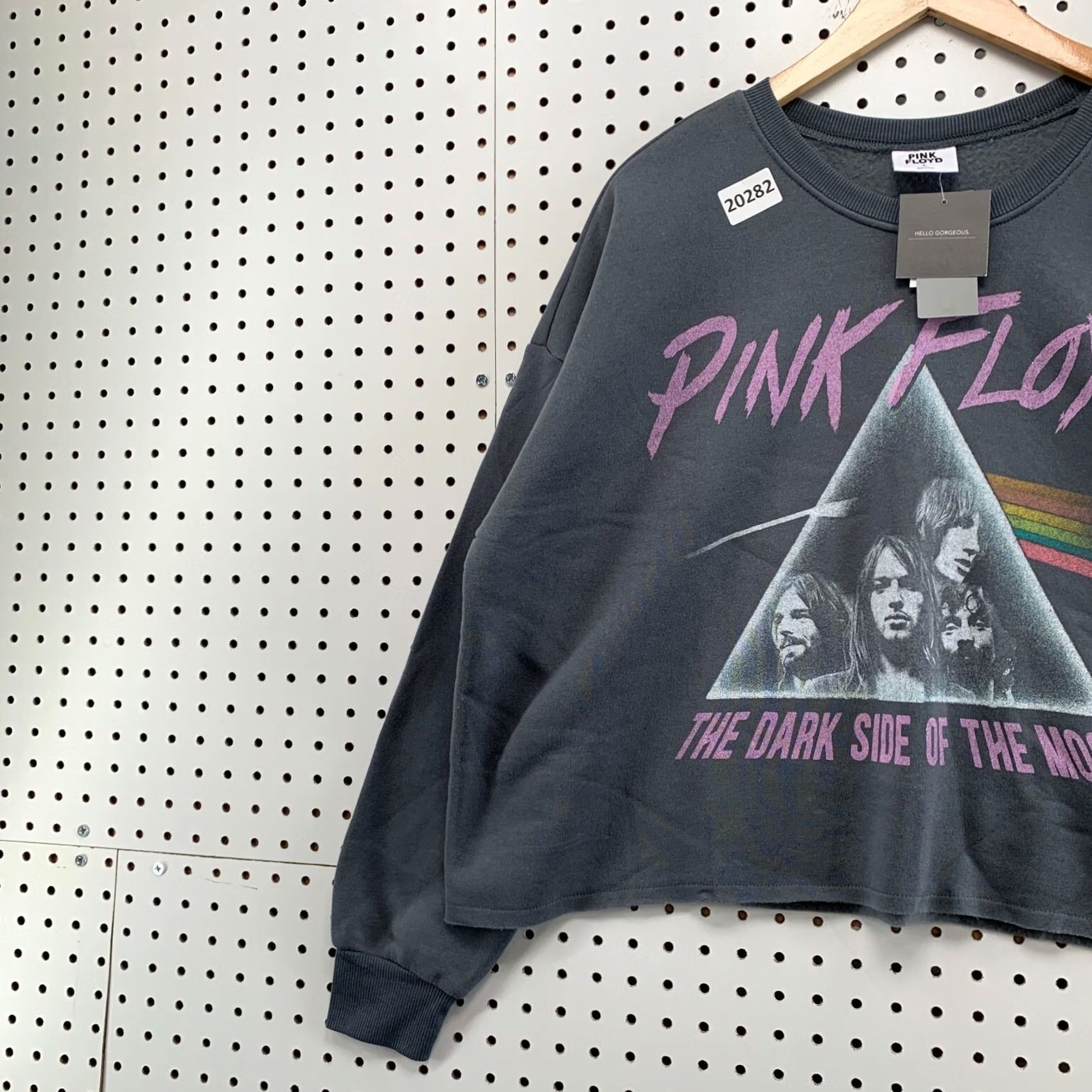 Vintage Pink Floyd Sweatshirt Gray Womens L Crew Neck Pullover NWT 28x22.5 Crewneck Sweatshirt Pullover Dark Gray 90s Concert Merch Womens Size L / US 10 / IT 46 - 3 Thumbnail