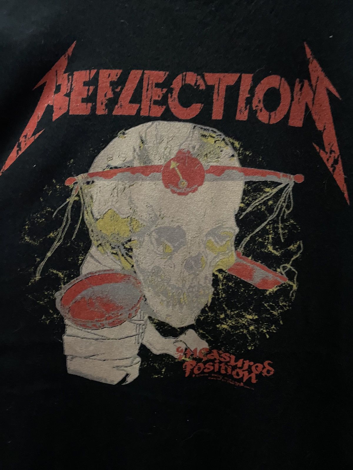 Band Tees Reflection Parody Metallica Push Head Graphic Tee Size US M / EU 48-50 / 2 - 3 Thumbnail