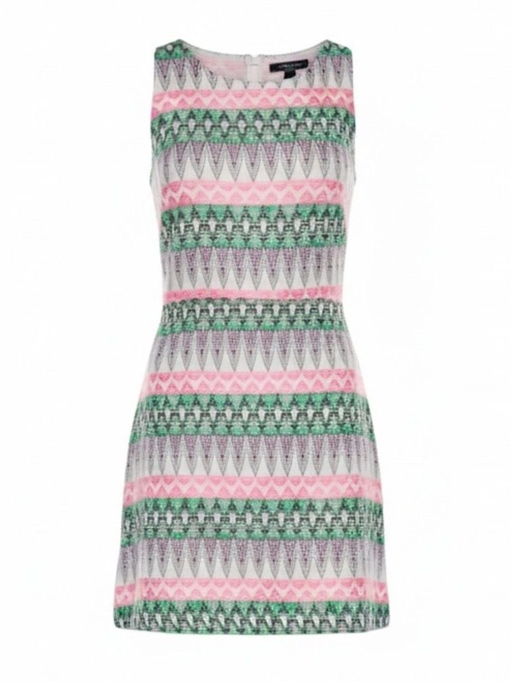 MILLY Milly Embroidered Slim Shift Dress Size XL / US 12-14 / IT 48-50 - 4 Thumbnail