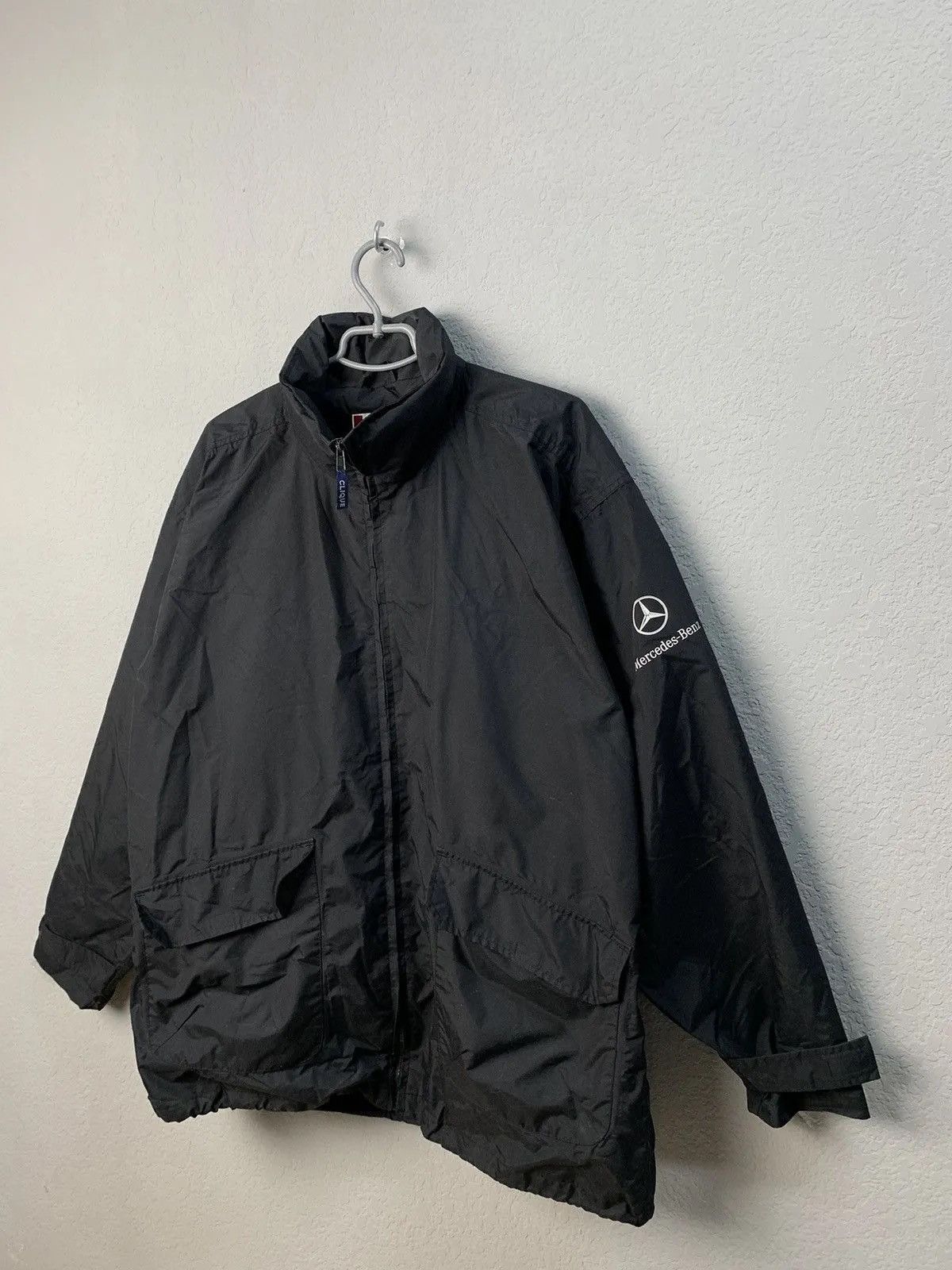 Mercedes-Benz × Vintage Mercedes-Benz vintage Y2K nylon jacket Size US XL / EU 56 / 4 - 1 Thumbnail