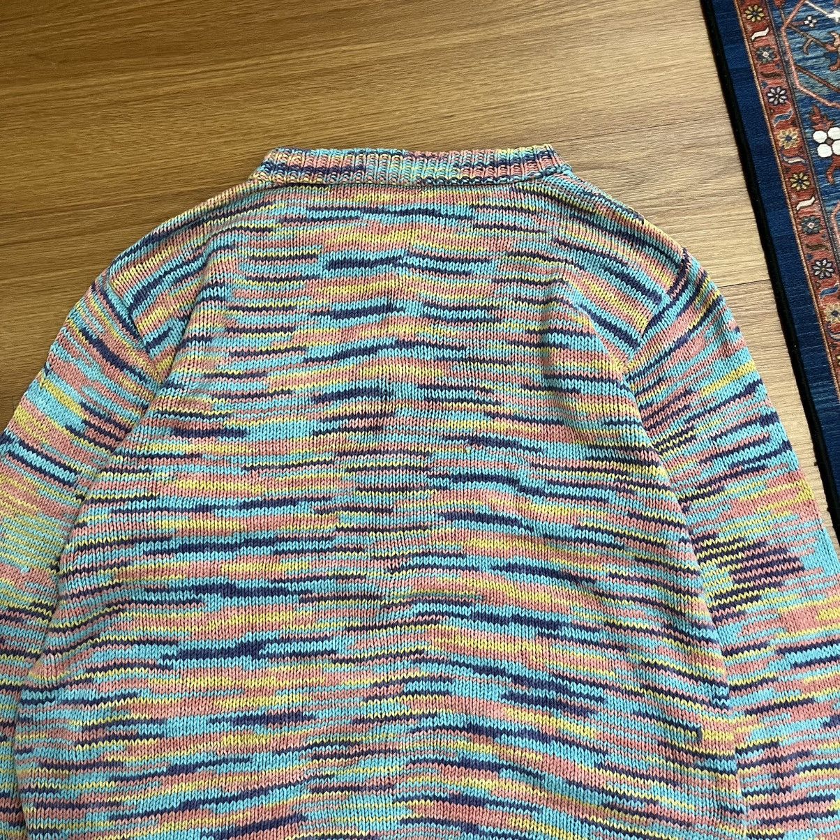 Japanese Brand Korean Style Rainbow Pastel Knit Cardigan Size US XL / EU 56 / 4 - 4 Thumbnail