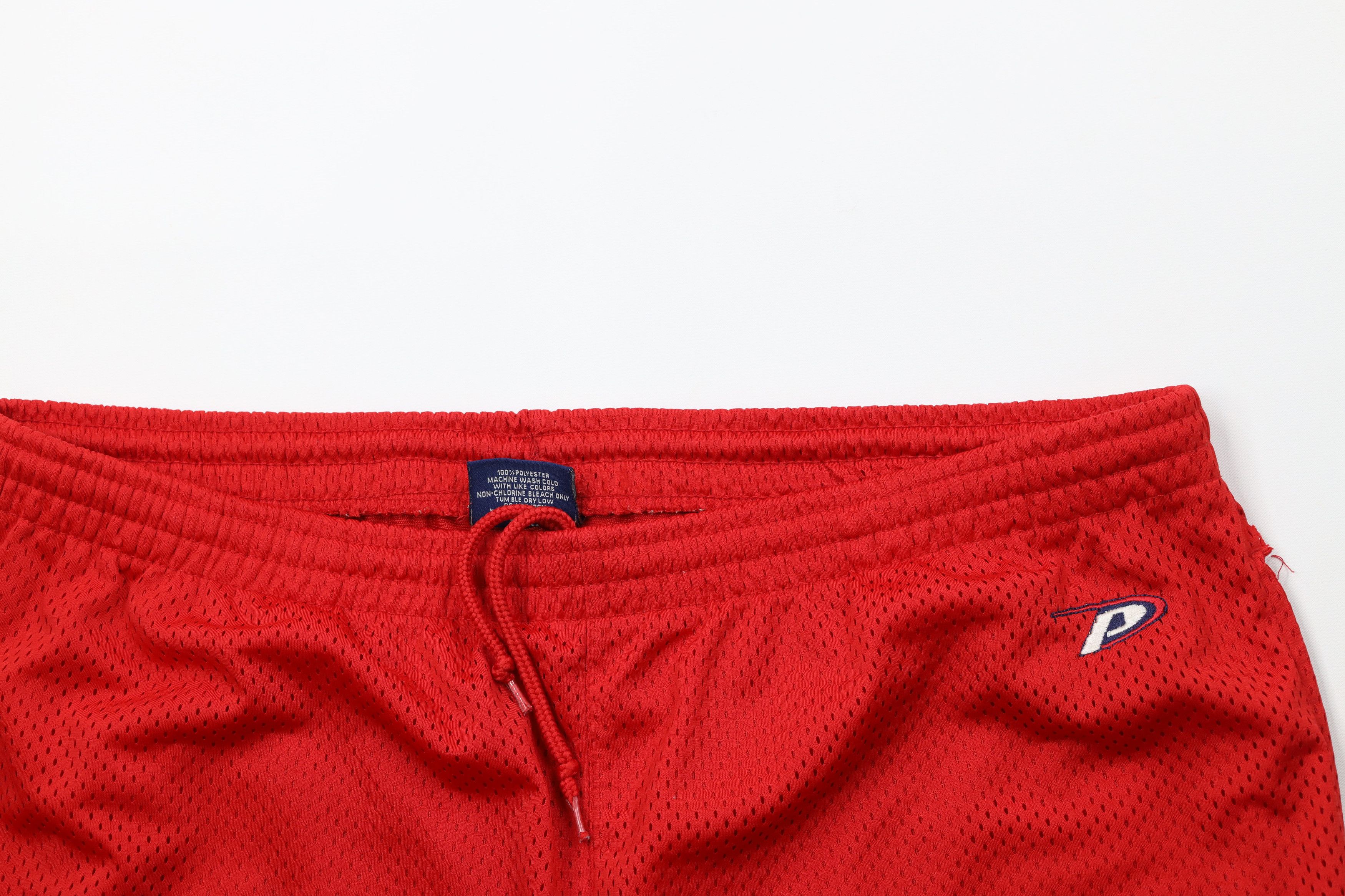 Vintage Vintage 90s Ohio State University Above Knee Mesh Shorts Size US 34 / EU 50 - 2 Thumbnail